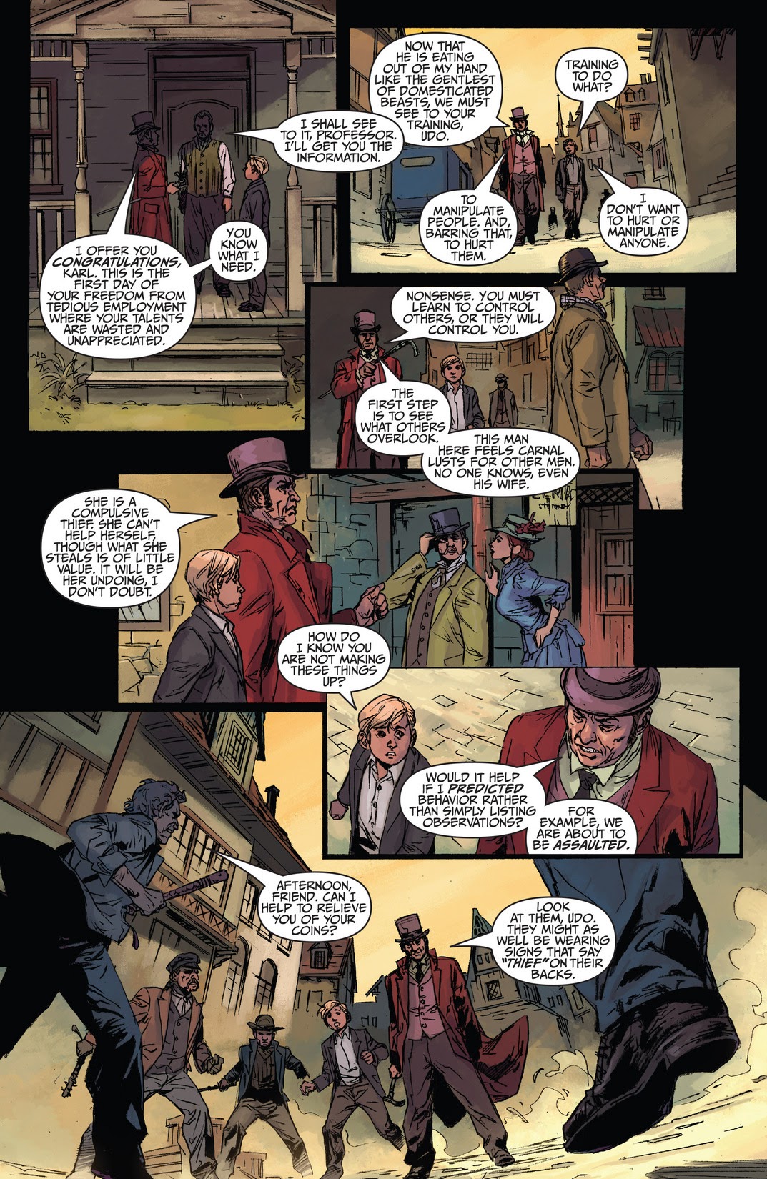 Read online Sherlock Holmes: Moriarty Lives comic -  Issue #2 - 14