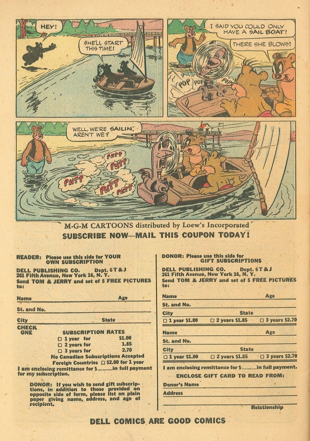 Read online Tom & Jerry Comics comic -  Issue #71 - 50