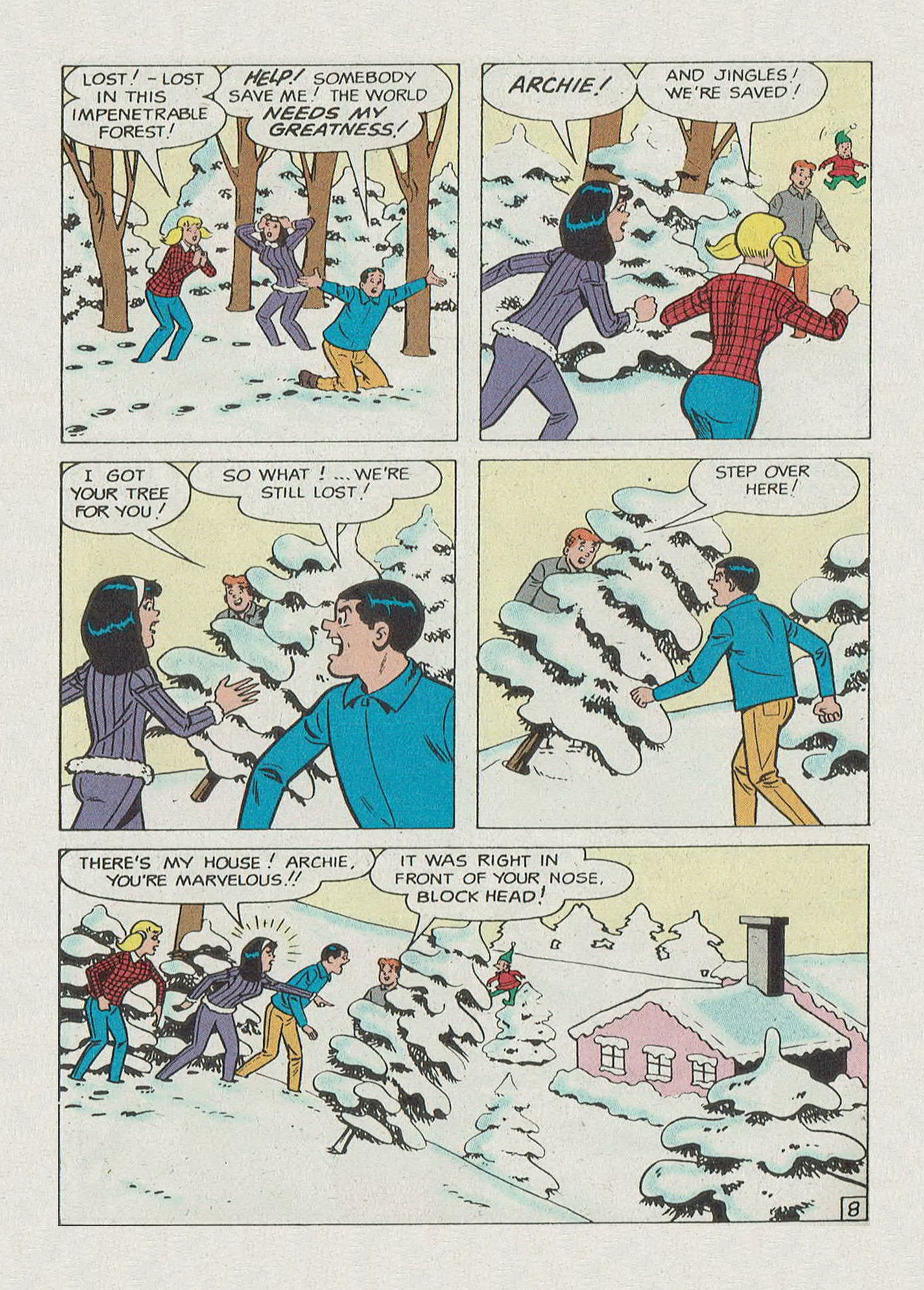 Read online Archie's Holiday Fun Digest comic -  Issue #8 - 88