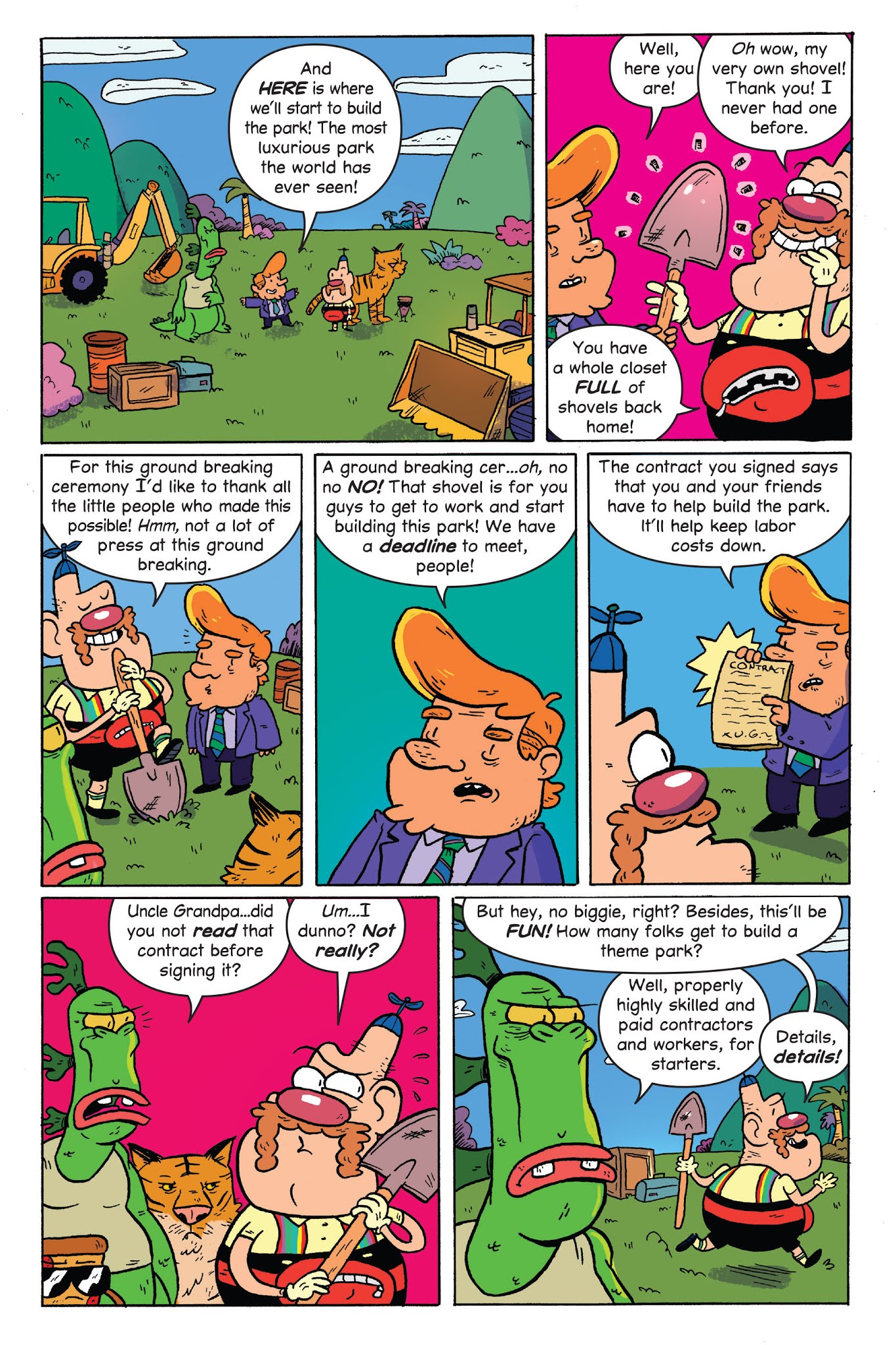 Read online Uncle Grandpa in Uncle Grandpaland comic -  Issue # TPB - 22