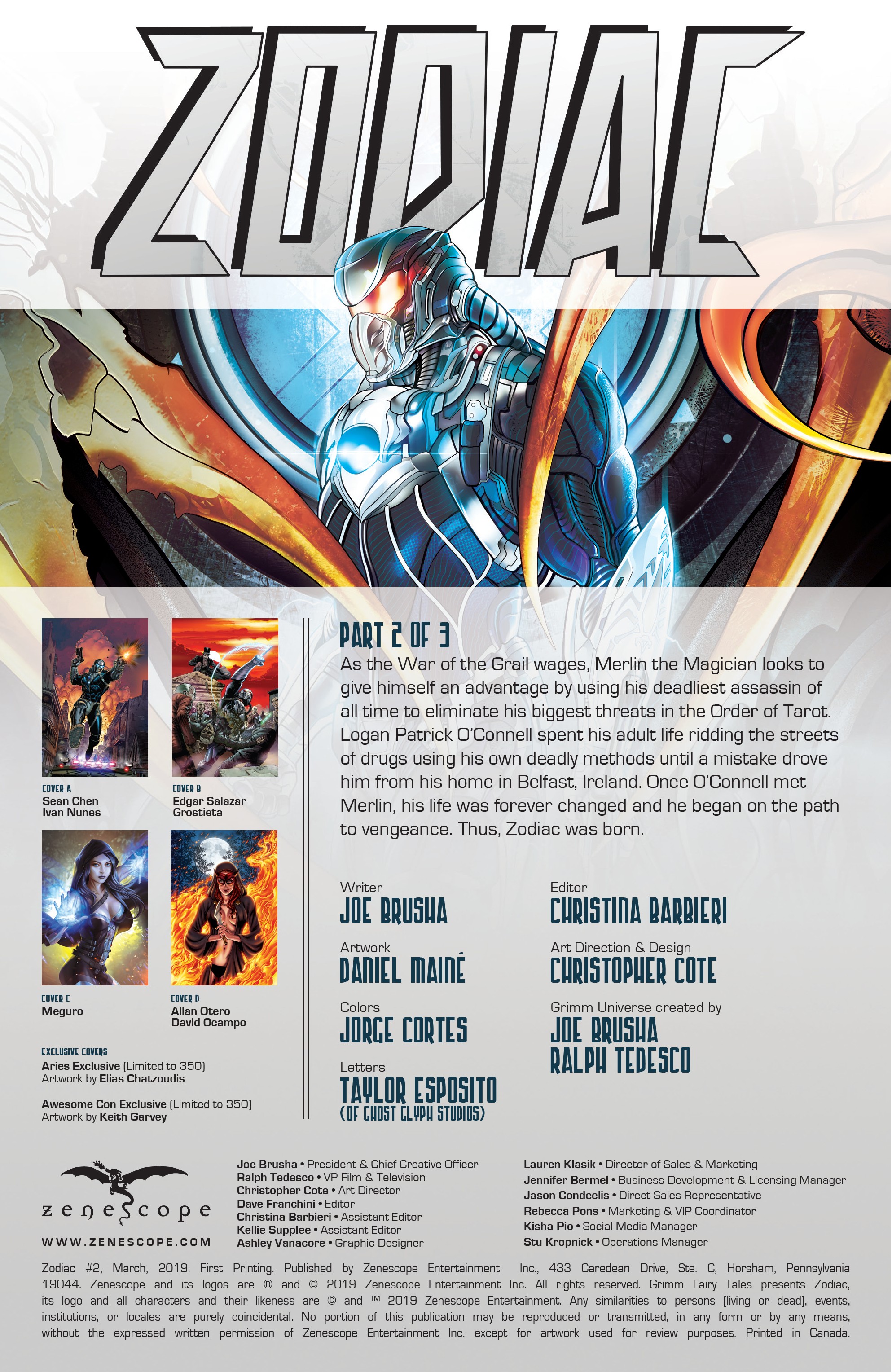Read online Zodiac comic -  Issue #2 - 2