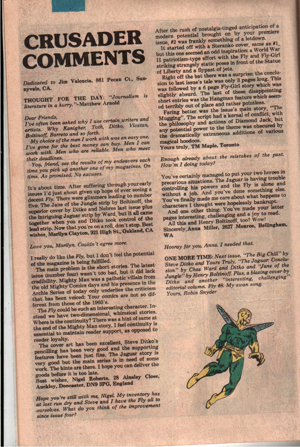 Read online The Fly (1983) comic -  Issue #7 - 17