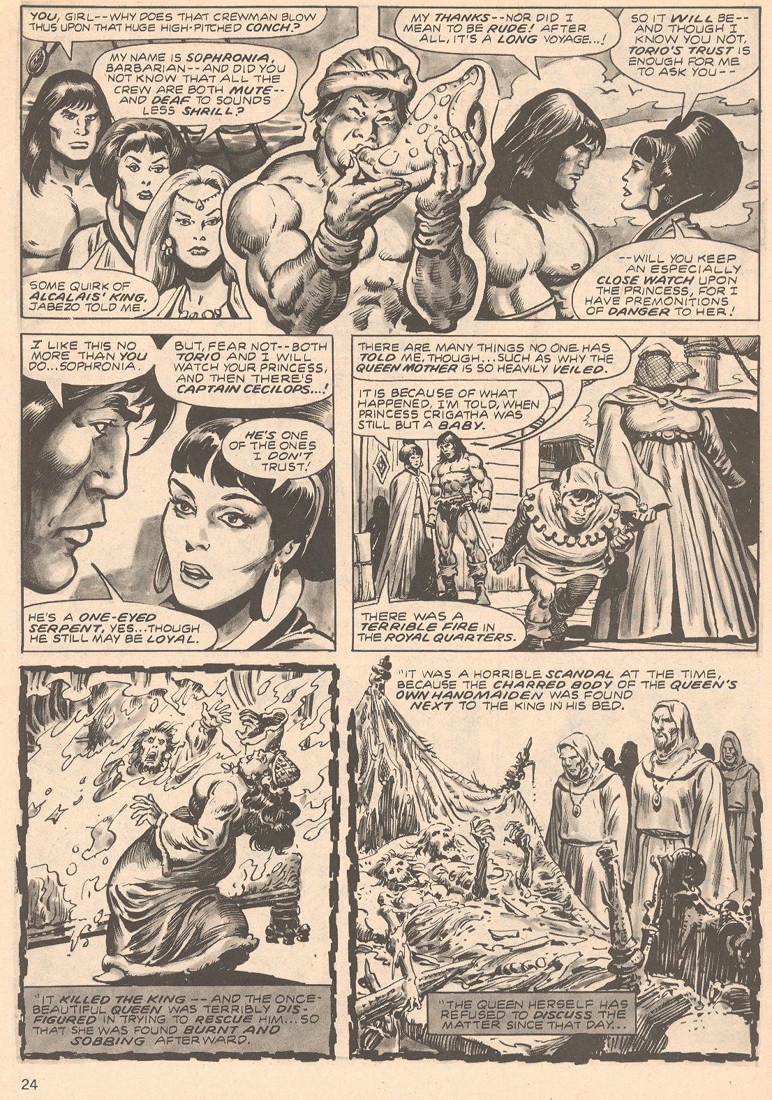 Read online The Savage Sword Of Conan comic -  Issue #66 - 24