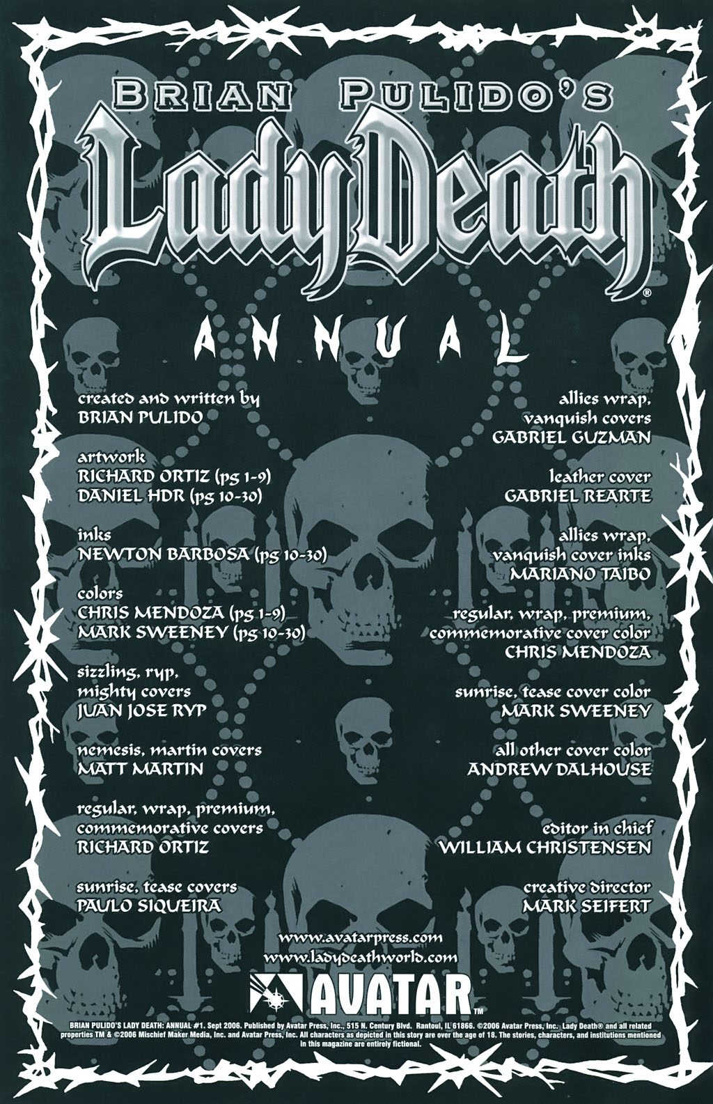 Read online Brian Pulido's Lady Death Annual 2006 comic -  Issue # Full - 11