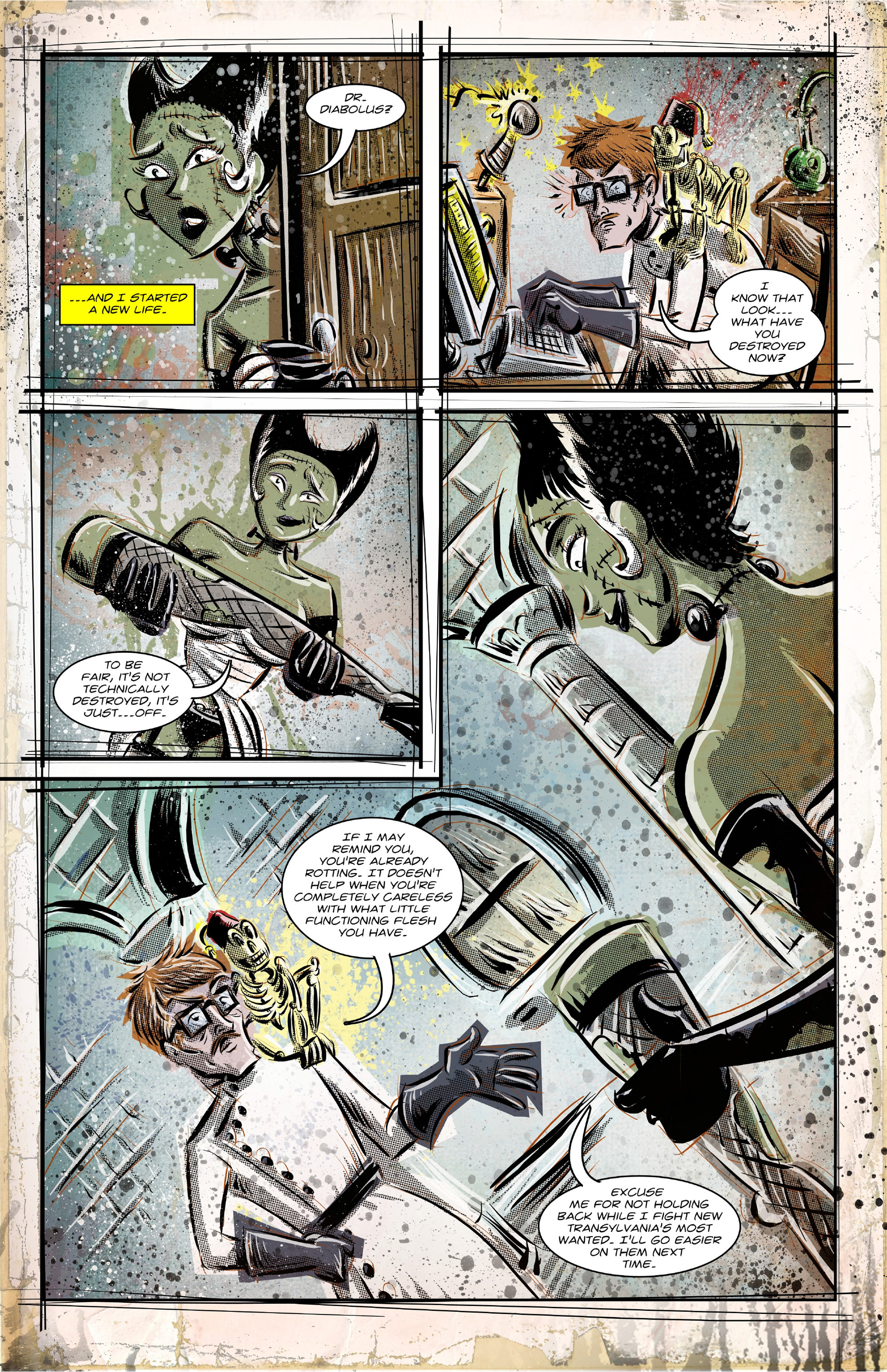 Read online Frankenbabe comic -  Issue #1 - 16