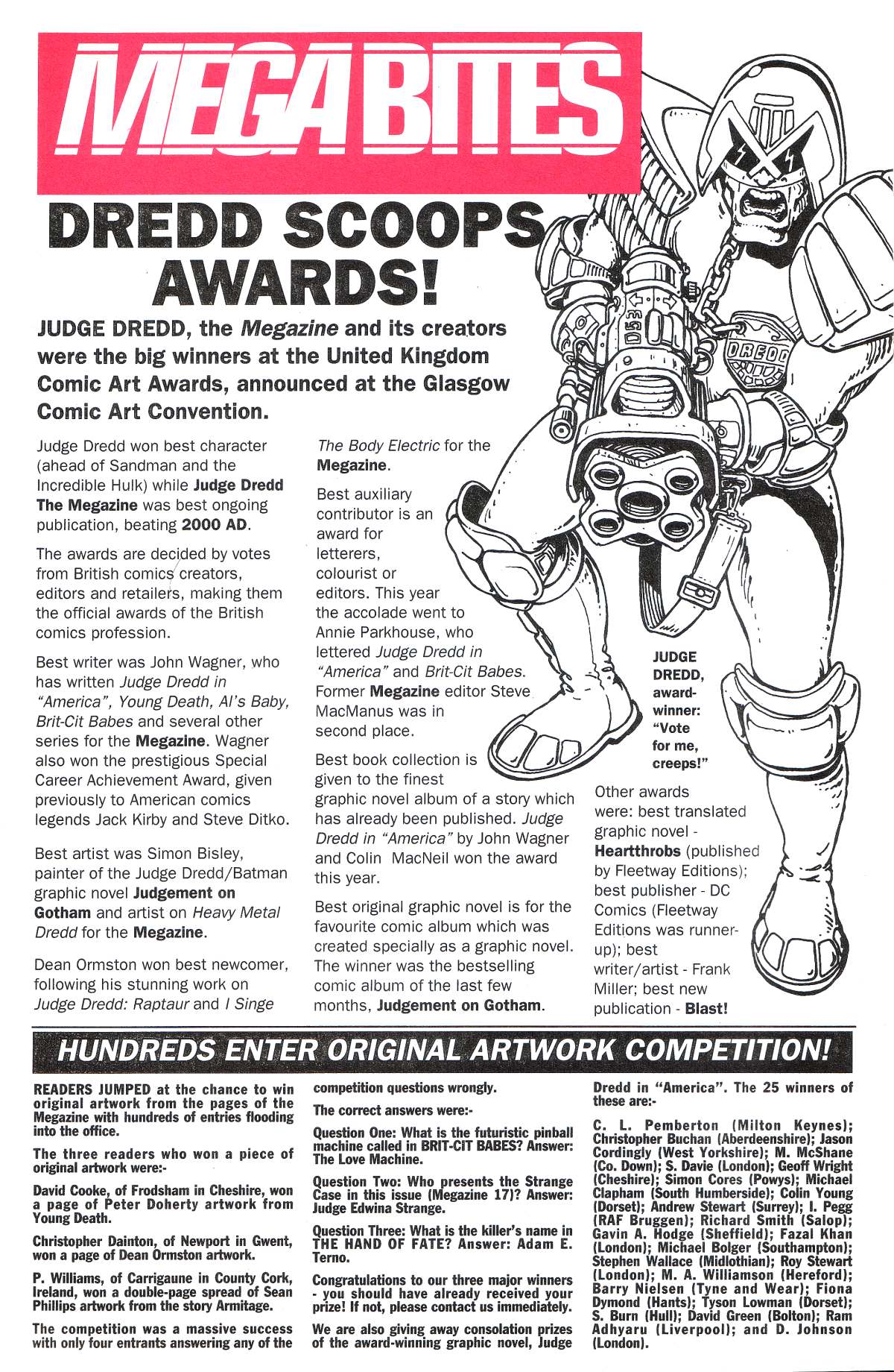 Read online Judge Dredd: The Megazine (vol. 2) comic -  Issue #1 - 19