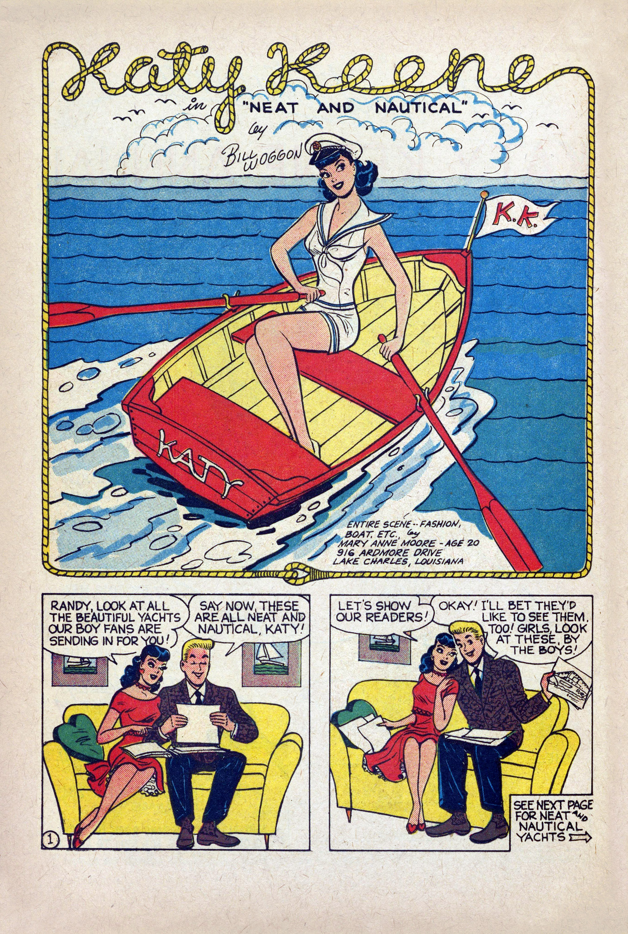 Read online Katy Keene (1949) comic -  Issue #55 - 20