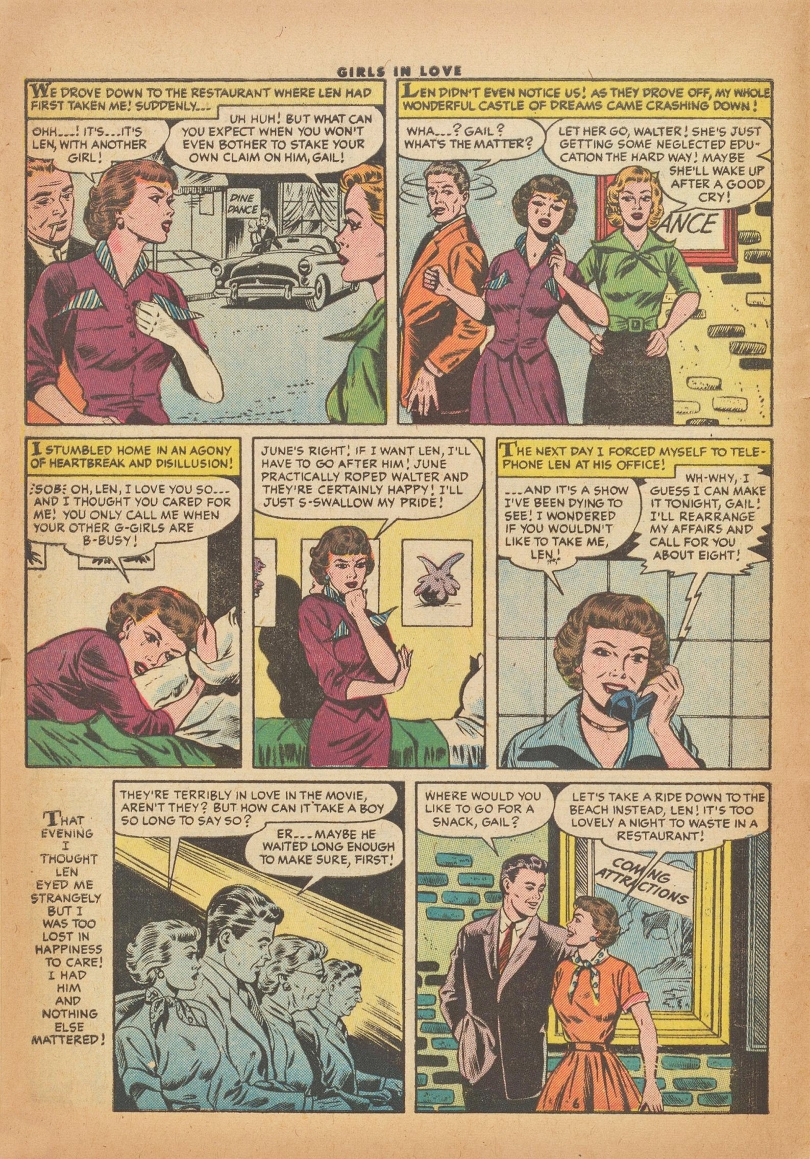 Read online Girls in Love (1955) comic -  Issue #51 - 8