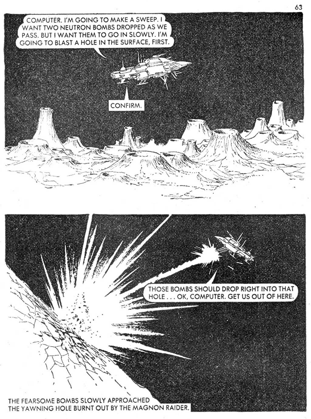 Read online Starblazer comic -  Issue #16 - 63