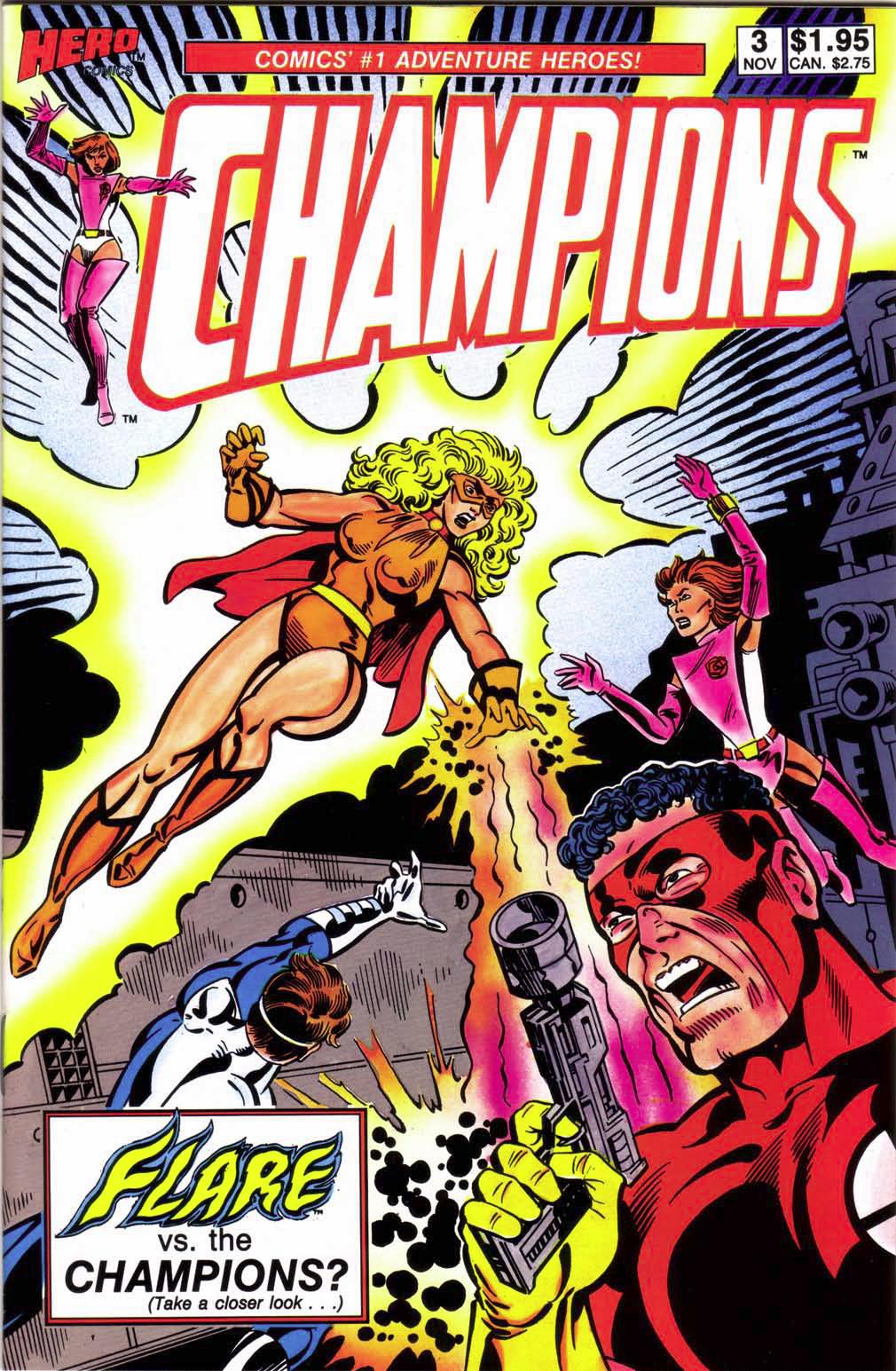 Read online Champions (1987) comic -  Issue #3 - 1