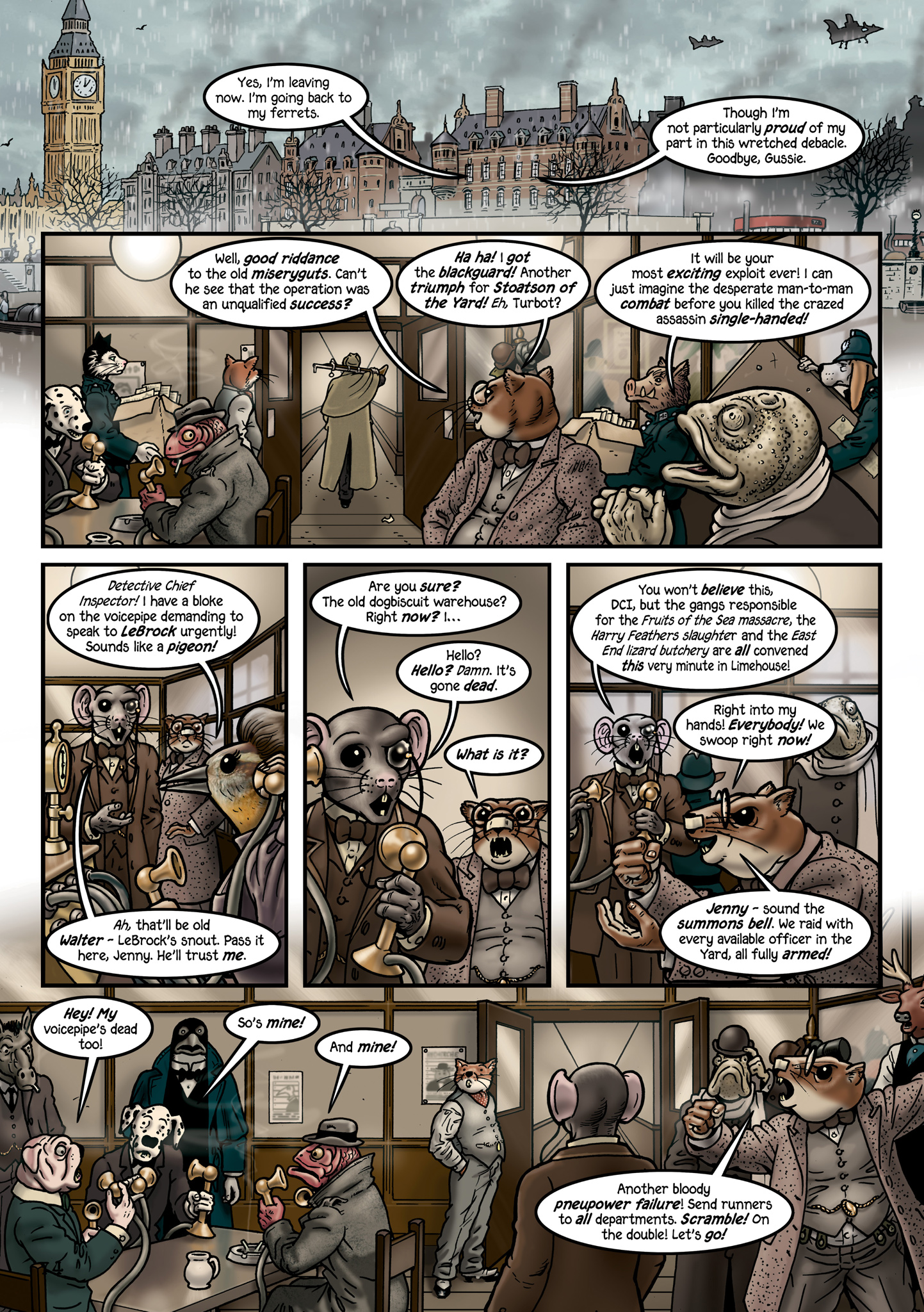 Read online Grandville Force Majeur comic -  Issue # TPB (Part 1) - 98