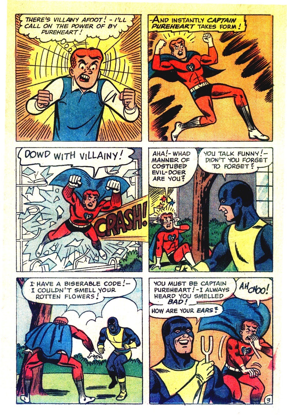 Read online Archie as Captain Pureheart comic -  Issue #6 - 21