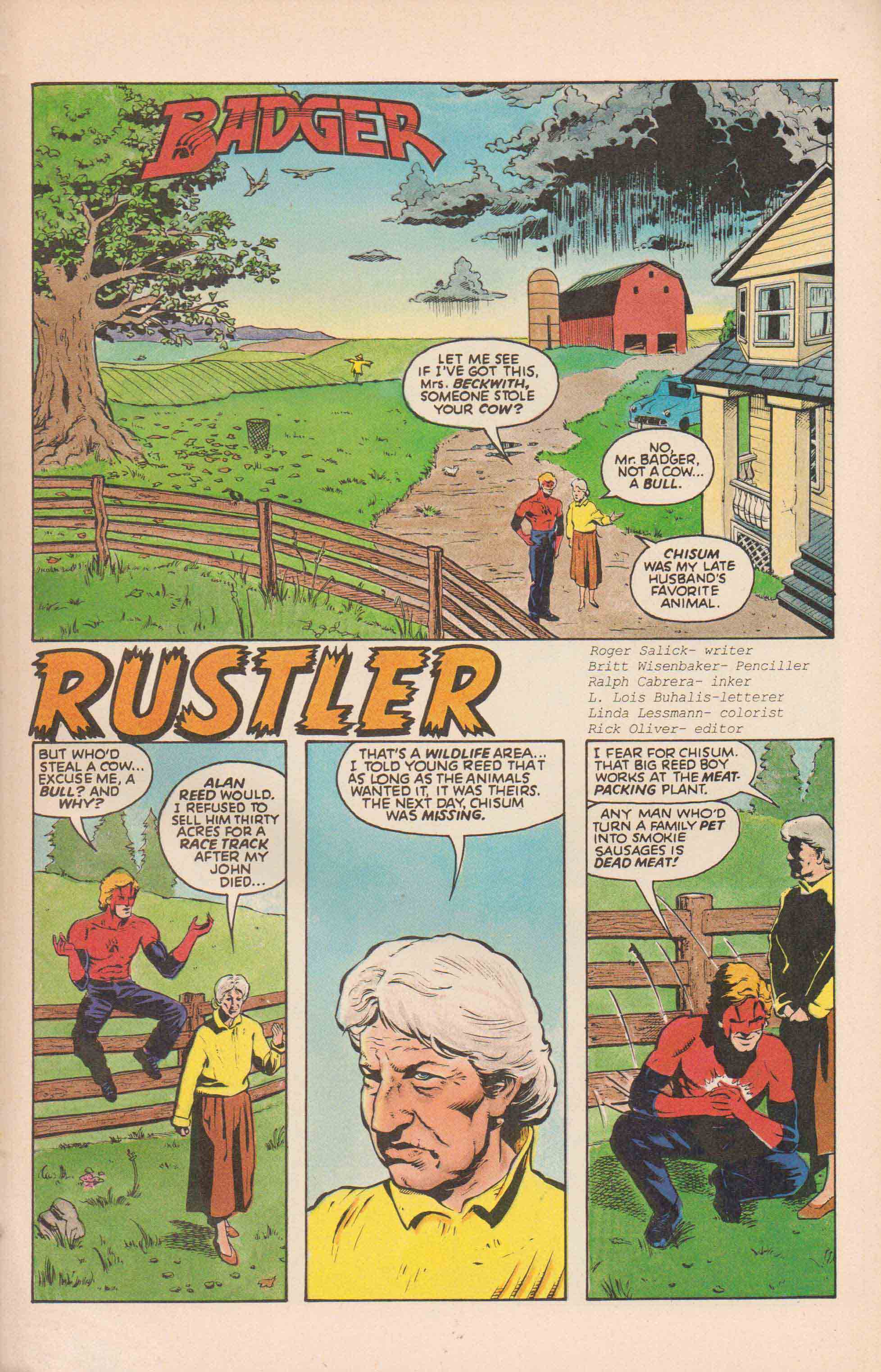 Read online The Badger comic -  Issue #38 - 27