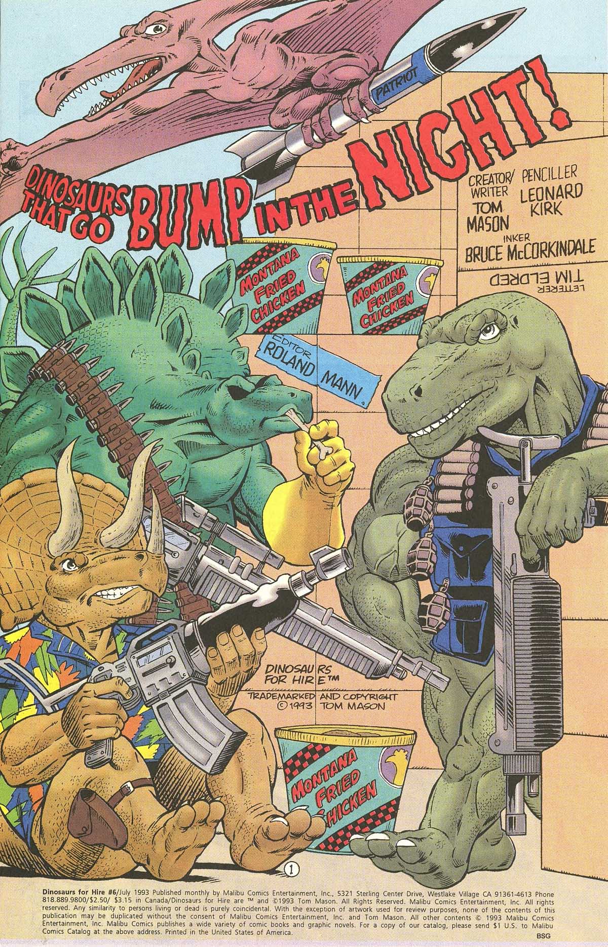 Read online Dinosaurs For Hire comic -  Issue #6 - 3