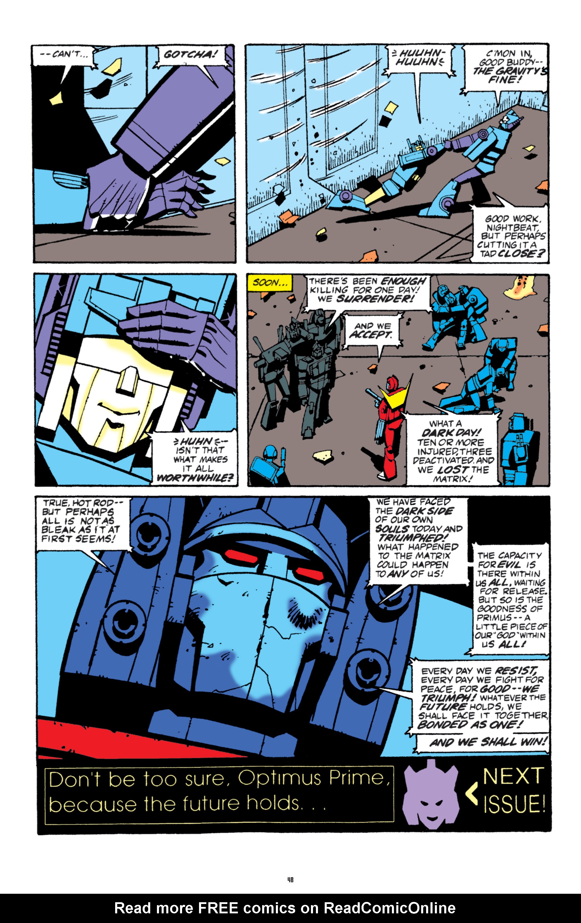 Read online The Transformers Classics comic -  Issue # TPB 6 - 49