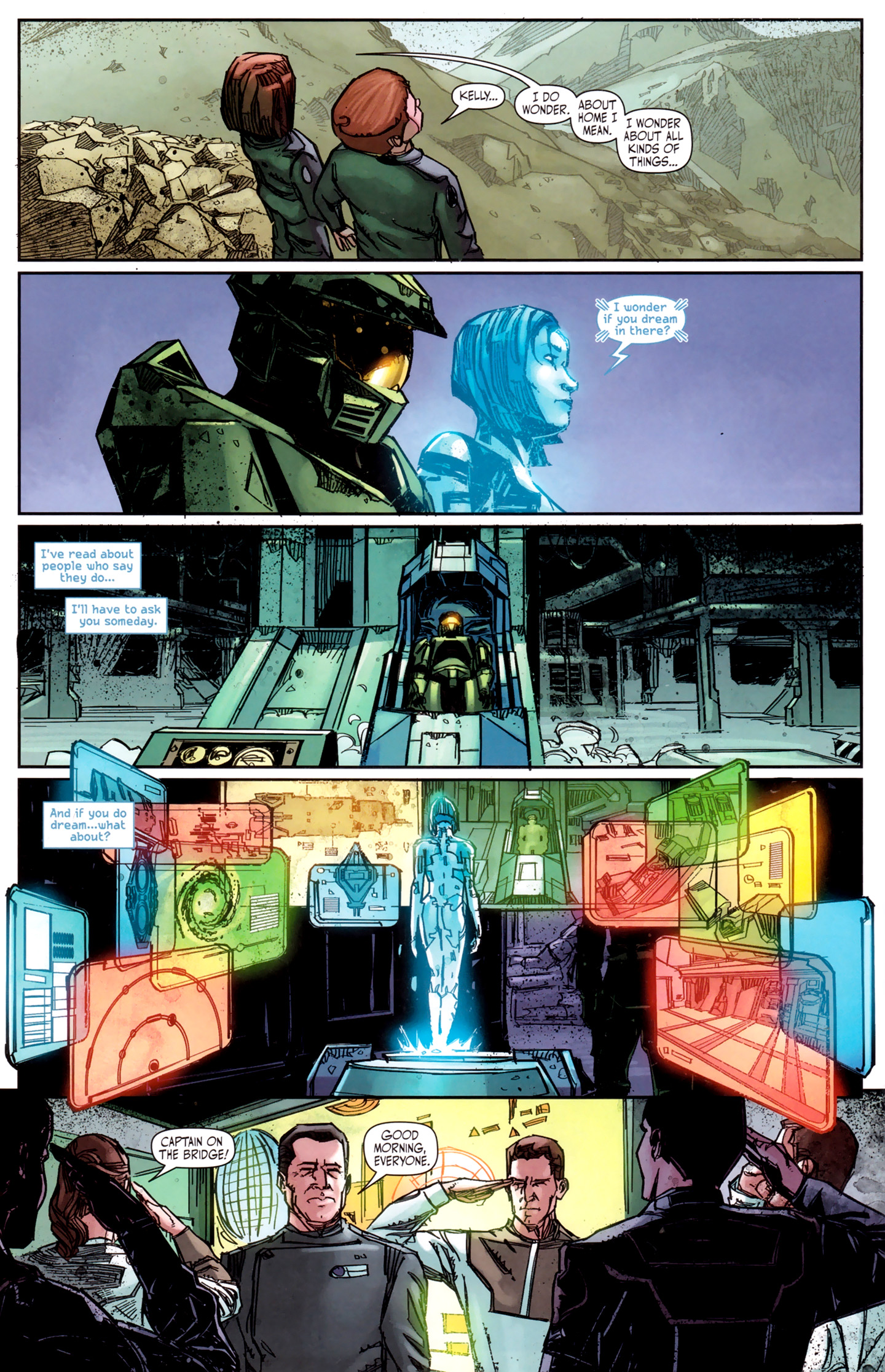 Read online Halo: Fall Of Reach - Invasion comic -  Issue #4 - 30