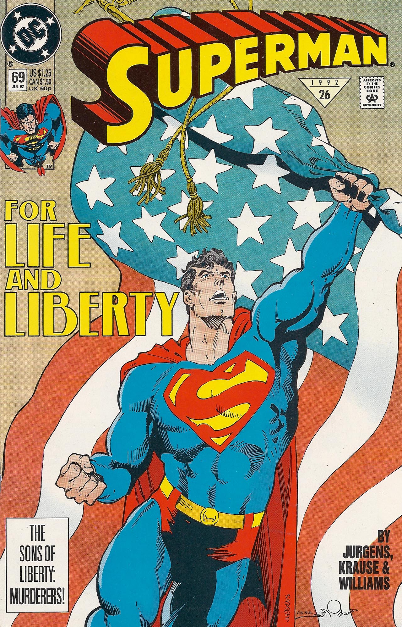 Read online Superman (1987) comic -  Issue #69 - 1