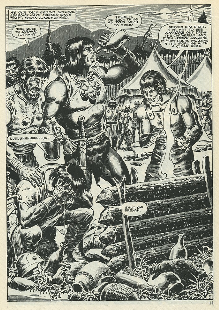 Read online The Savage Sword Of Conan comic -  Issue #137 - 12
