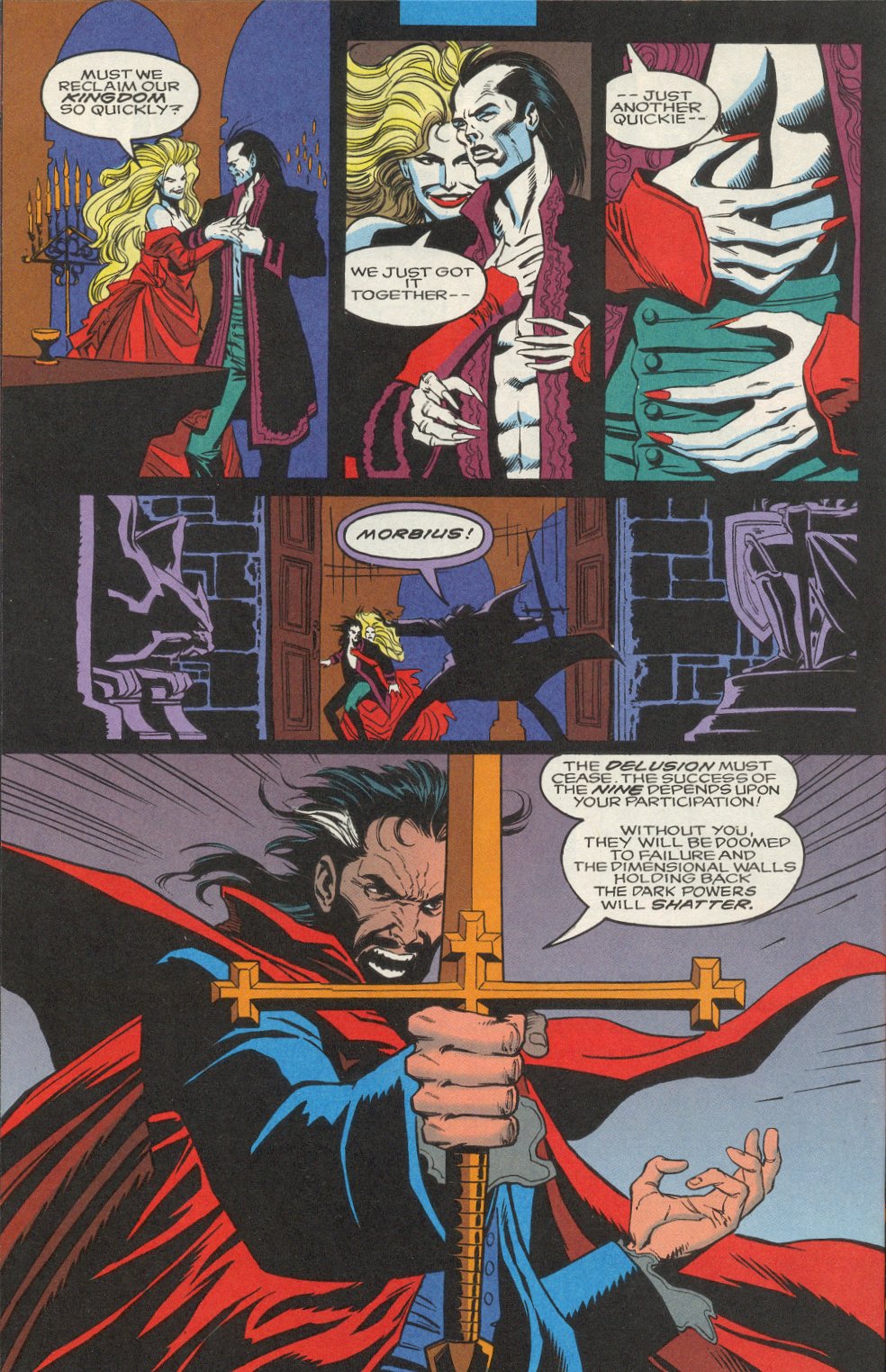 Read online Morbius: The Living Vampire (1992) comic -  Issue #9 - 7