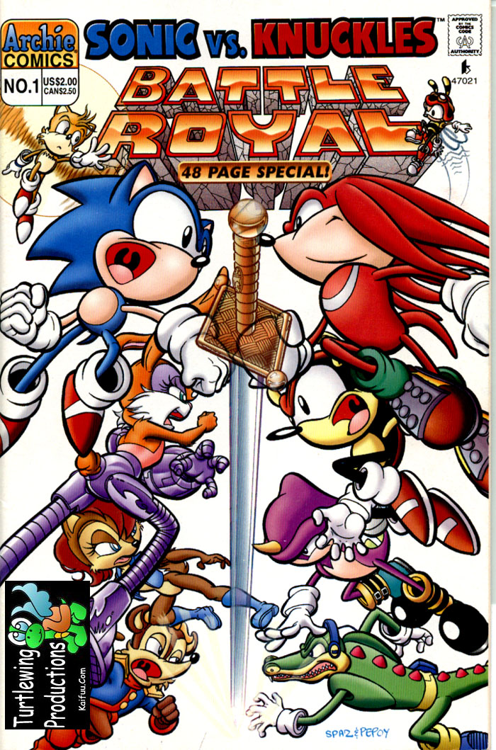 Read online Sonic Super Special comic -  Issue #1 - Sonic Vs. Knuckles Battle Royal - 1
