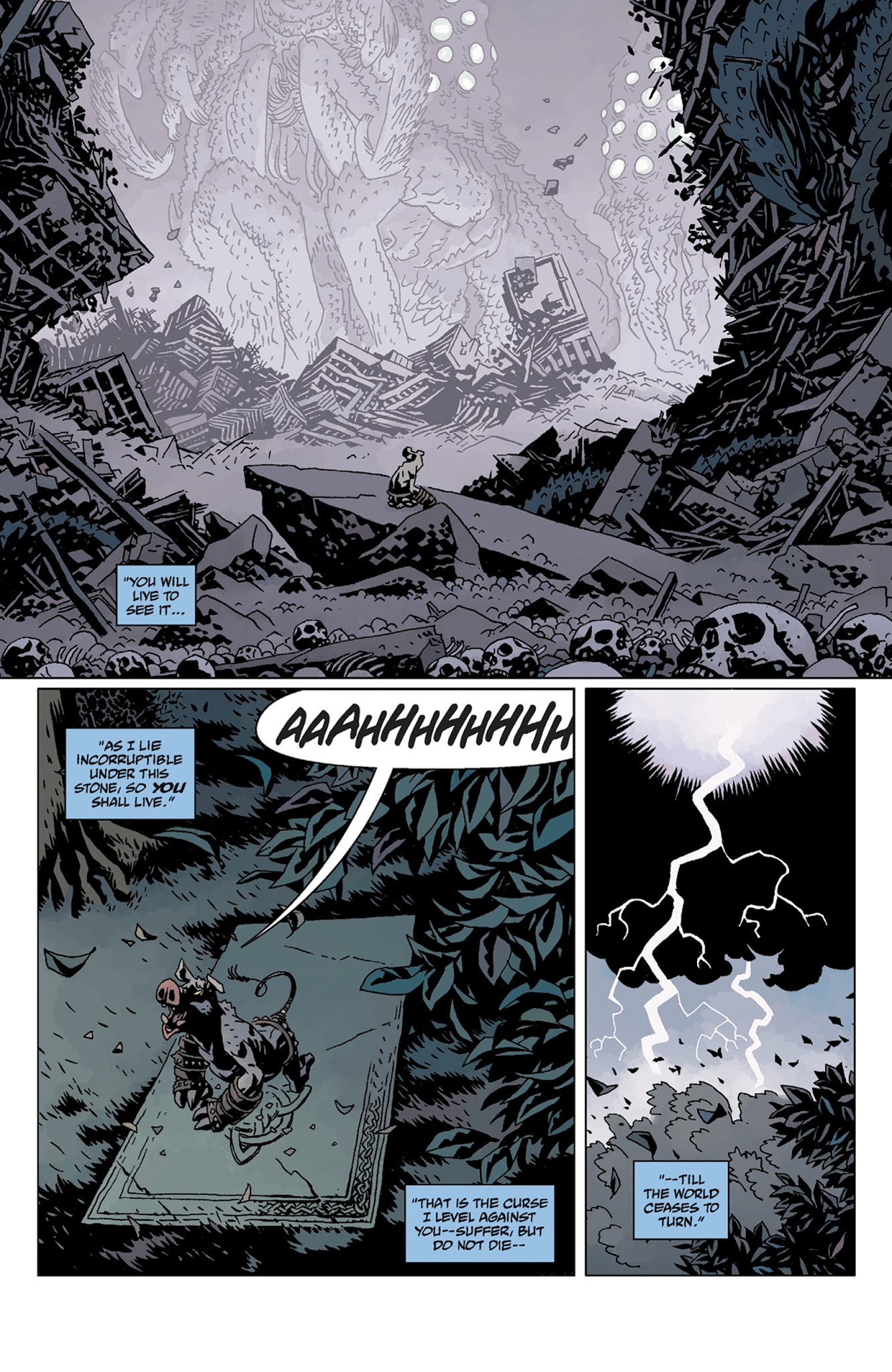 Read online Hellboy: The Storm And The Fury comic -  Issue # TPB - 43