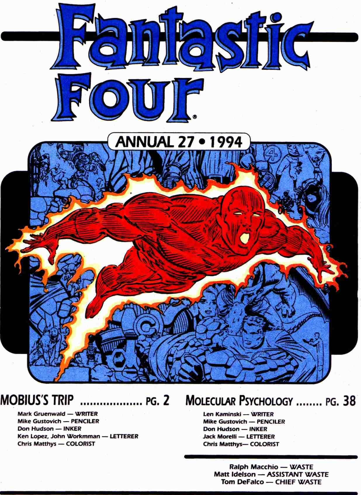 Read online Fantastic Four (1961) comic -  Issue # _Annual 27 - 2