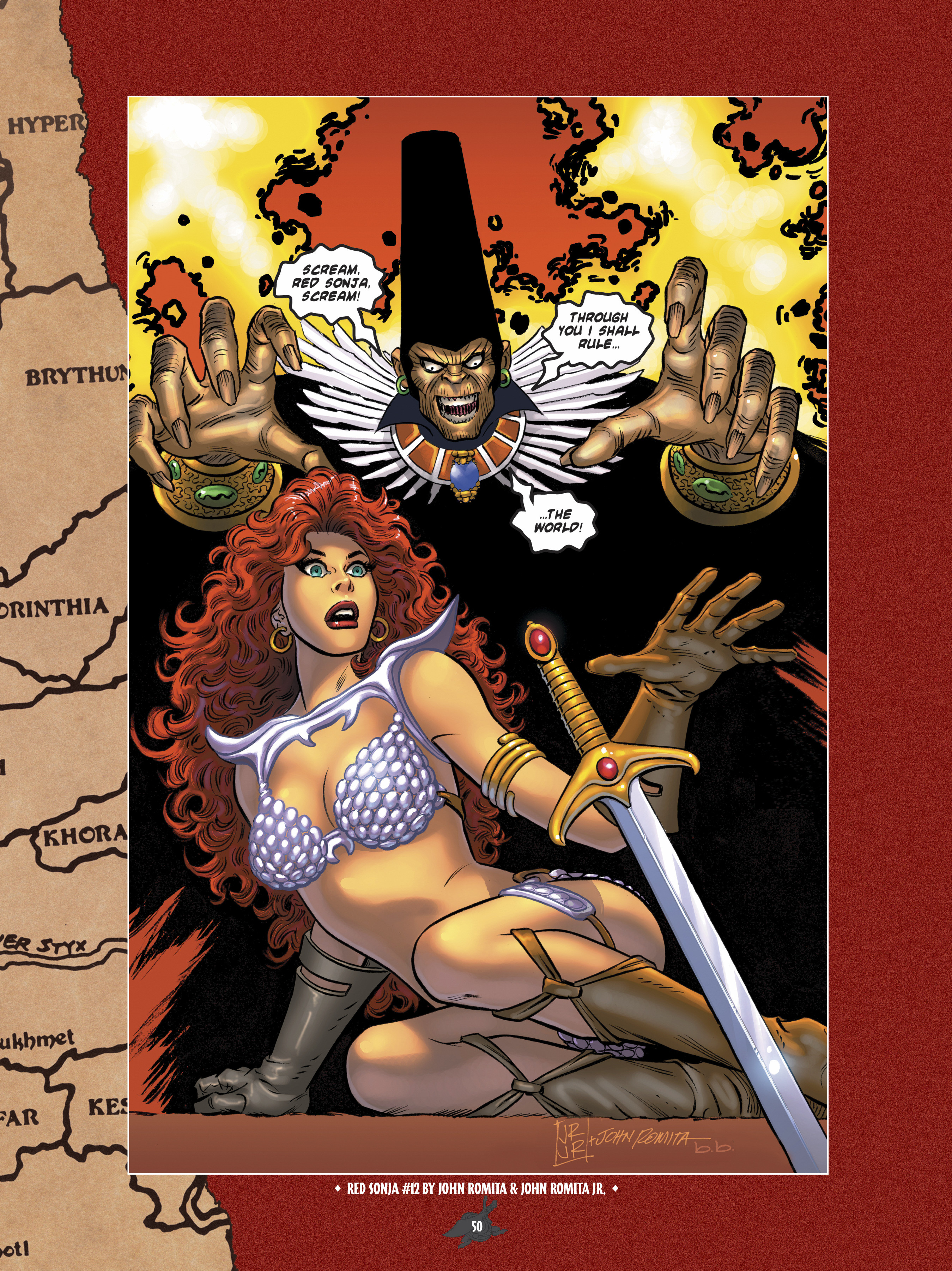 Read online The Art of Red Sonja comic -  Issue # TPB 1 (Part 1) - 49