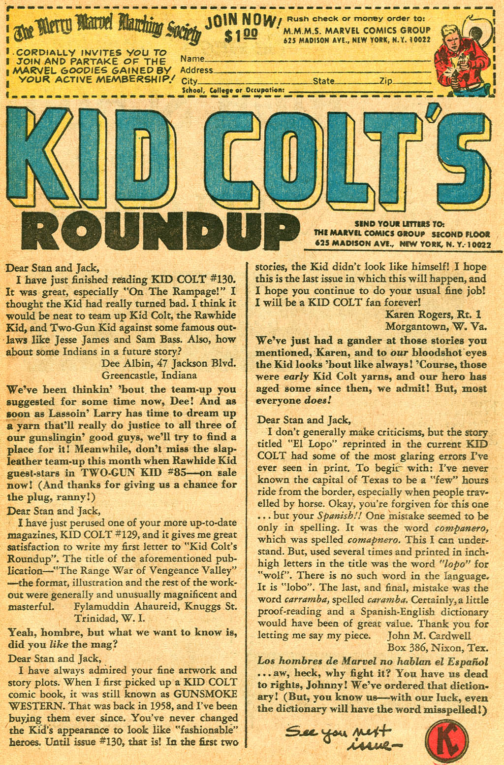 Read online Kid Colt Outlaw comic -  Issue #132 - 65