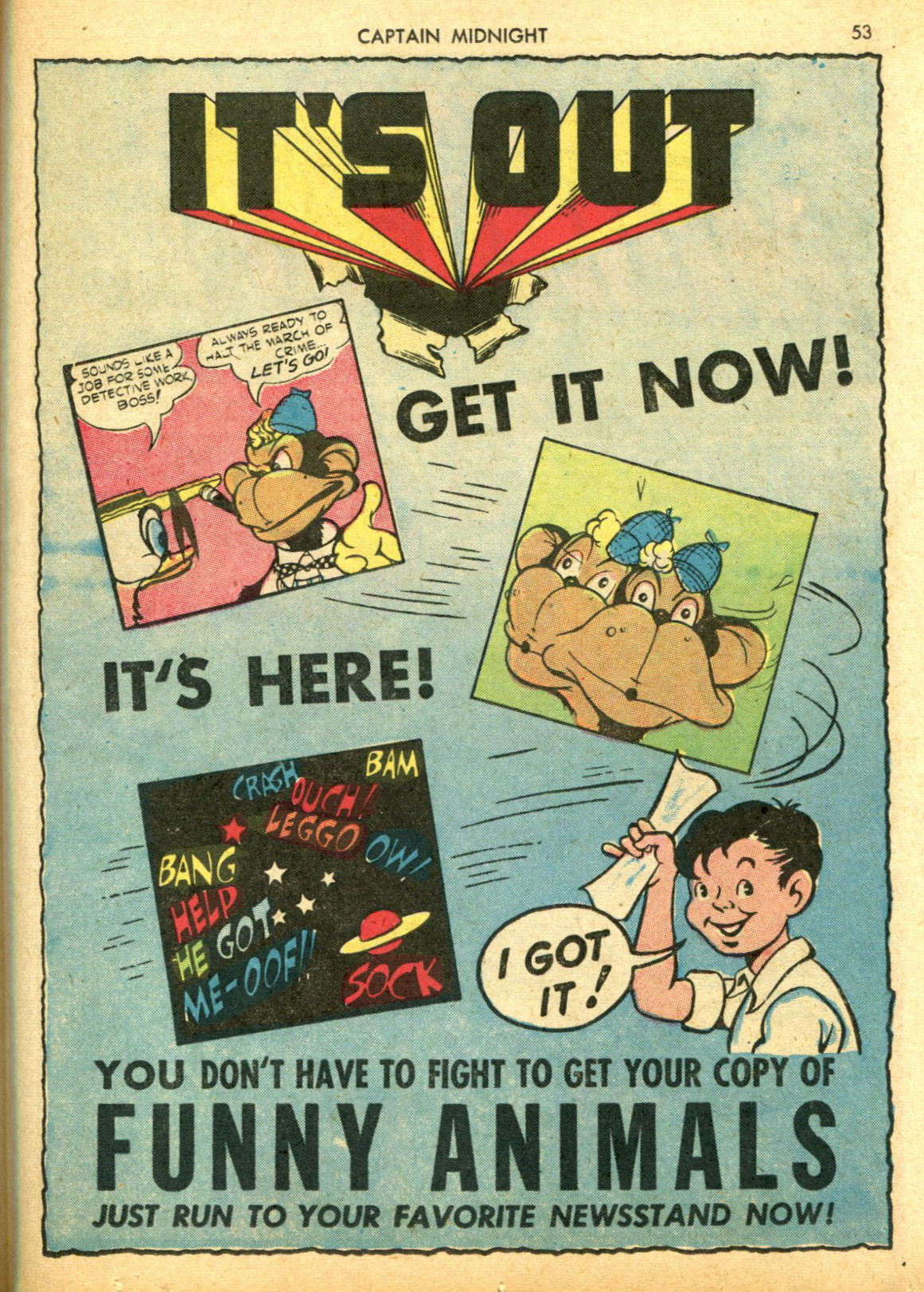 Read online Captain Midnight (1942) comic -  Issue #5 - 53