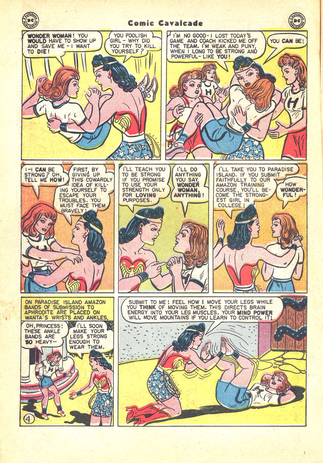 Read online Comic Cavalcade comic -  Issue #14 - 6