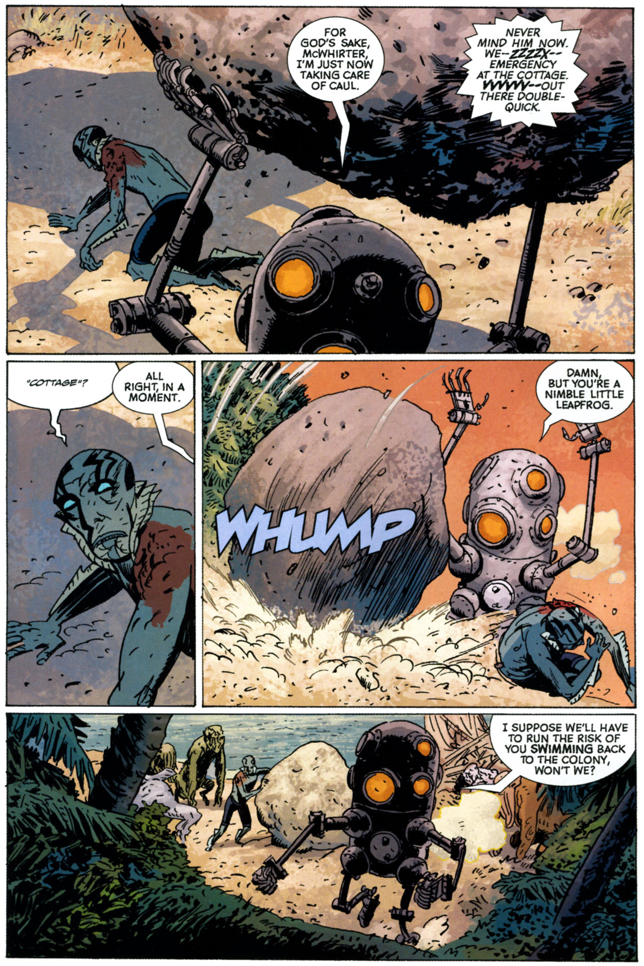 Read online B.P.R.D.: Garden of Souls comic -  Issue #5 - 6