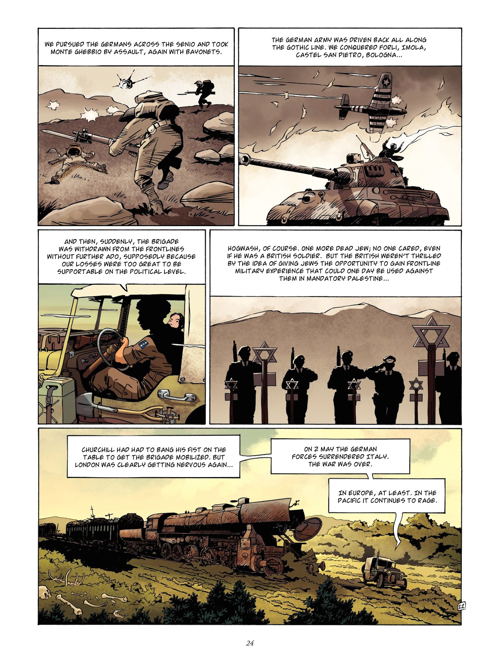 Read online The Jewish Brigade comic -  Issue #1 - 24