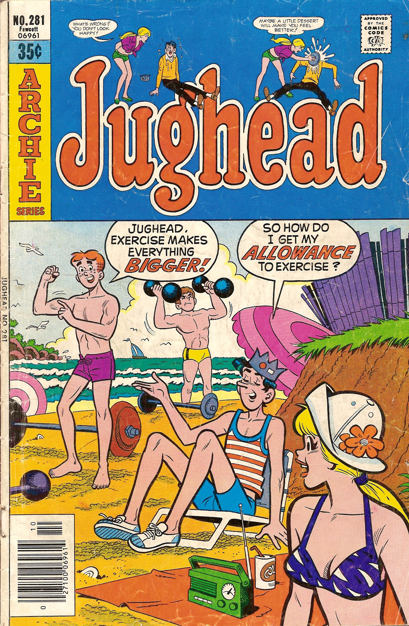 Read online Jughead (1965) comic -  Issue #281 - 1