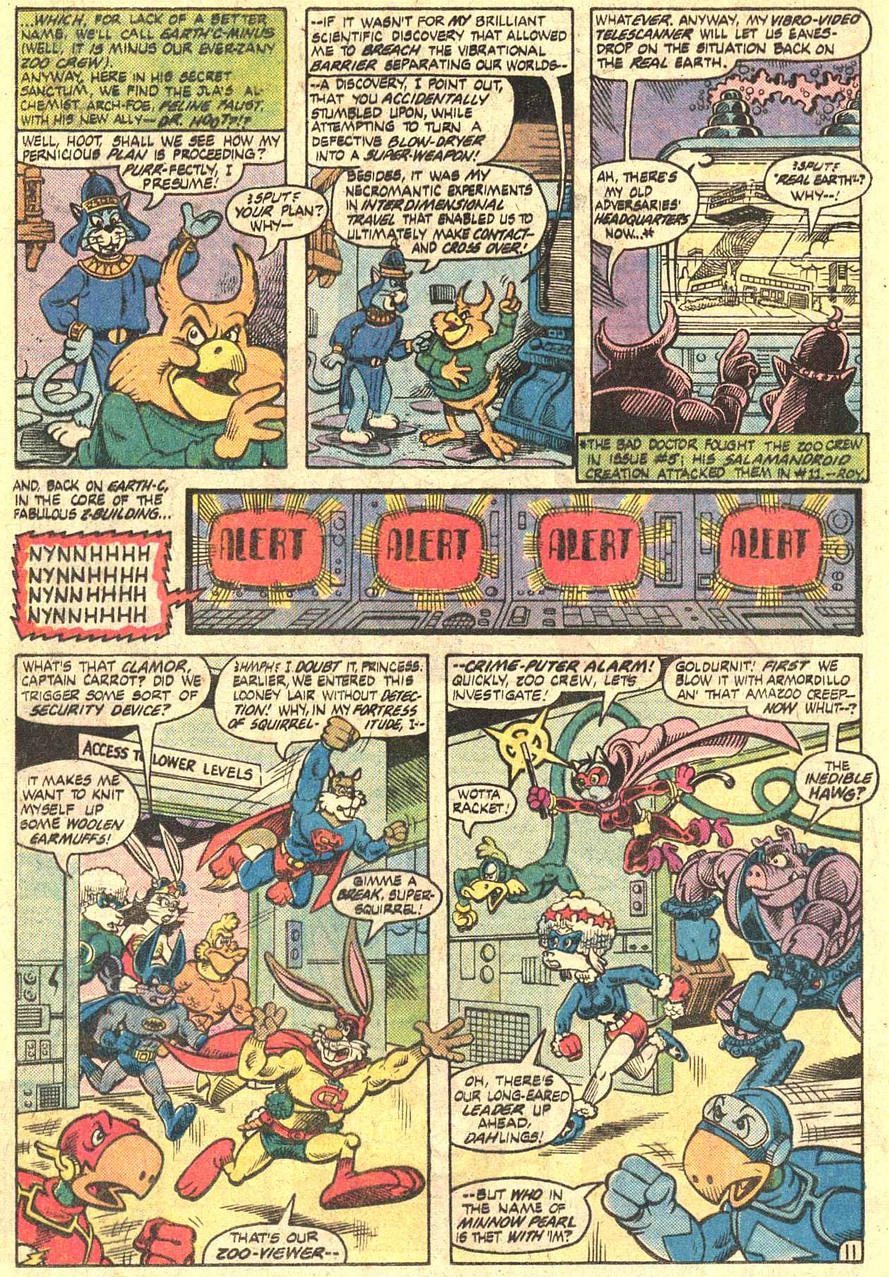 Read online Captain Carrot and His Amazing Zoo Crew! comic -  Issue #14 - 12