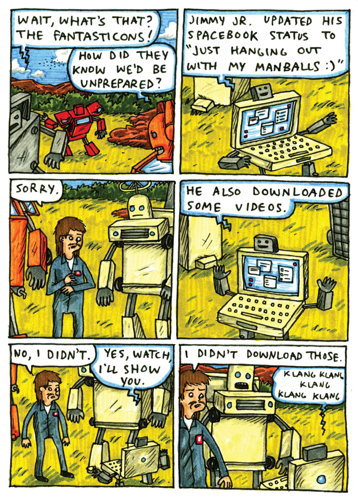 Read online Incredible Change-Bots comic -  Issue # TPB 2 - 120