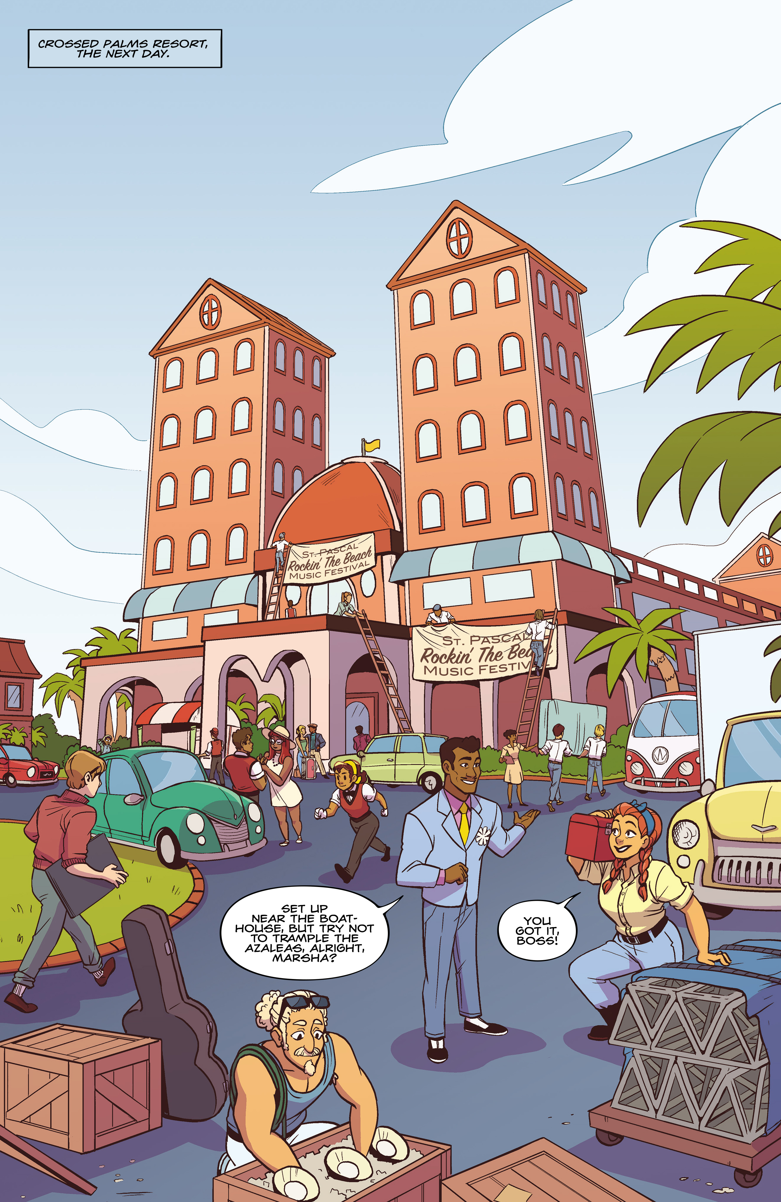 Read online Goldie Vance comic -  Issue # _TPB 4 - 8