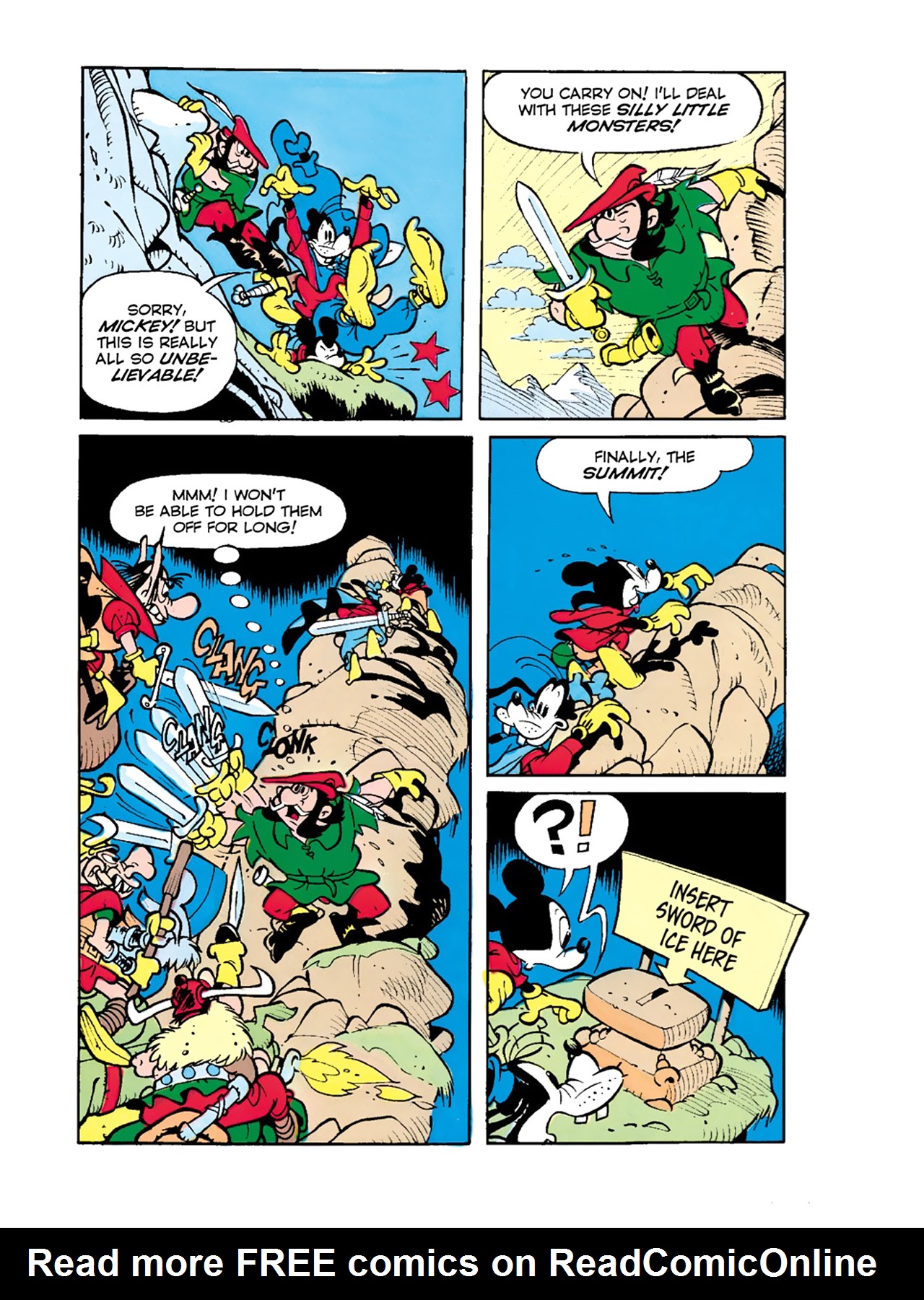 Read online Mickey Mouse in the Sword of Ice comic -  Issue #3 - 35