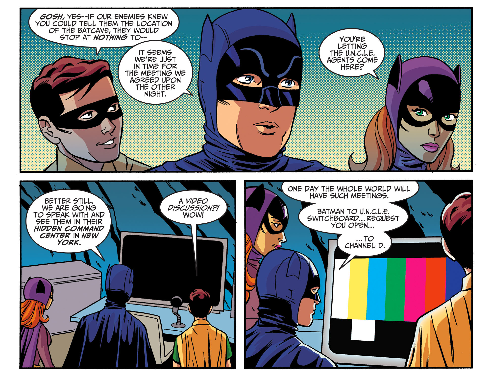 Read online Batman '66 Meets the Man from U.N.C.L.E. comic -  Issue #6 - 7