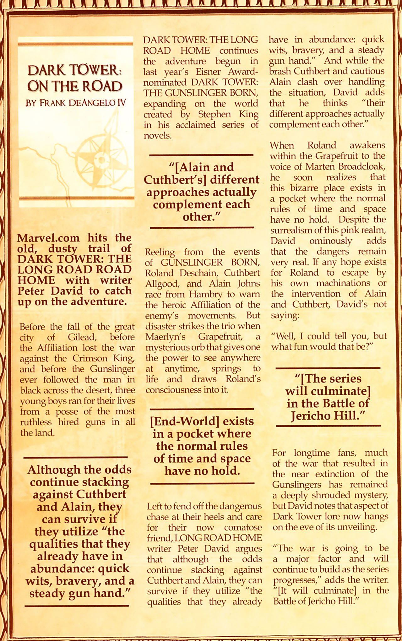 Read online Dark Tower: The Long Road Home comic -  Issue #3 - 32