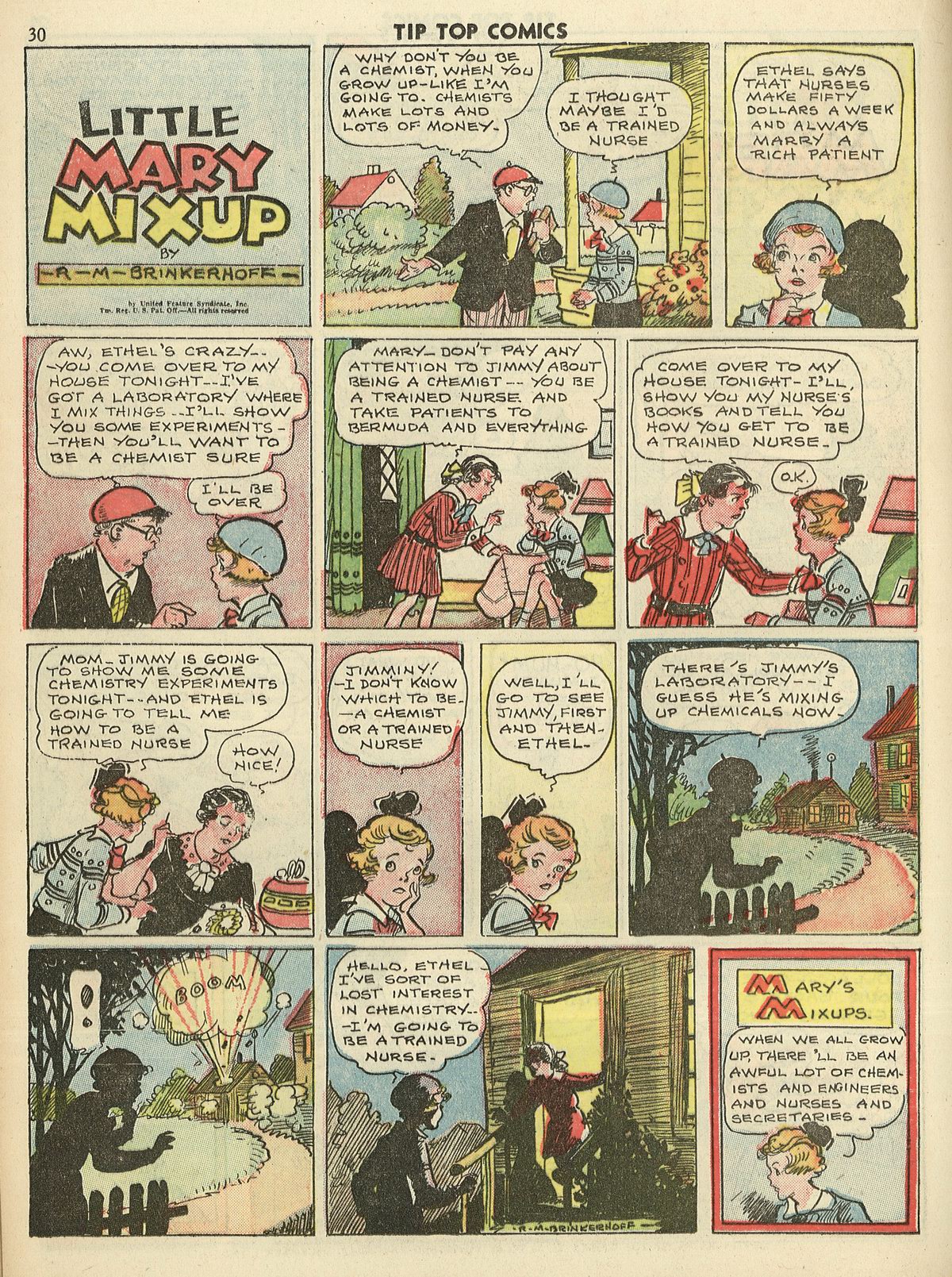 Read online Tip Top Comics comic -  Issue #32 - 32