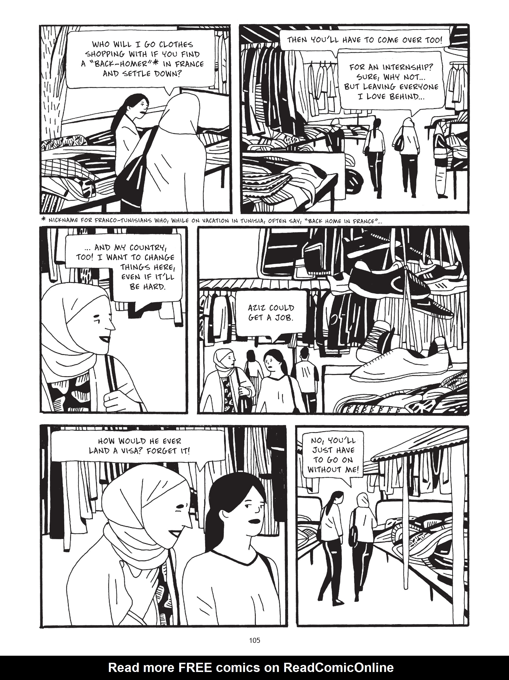 Read online After the Spring: A Story of Tunisian Youth comic -  Issue # TPB - 105