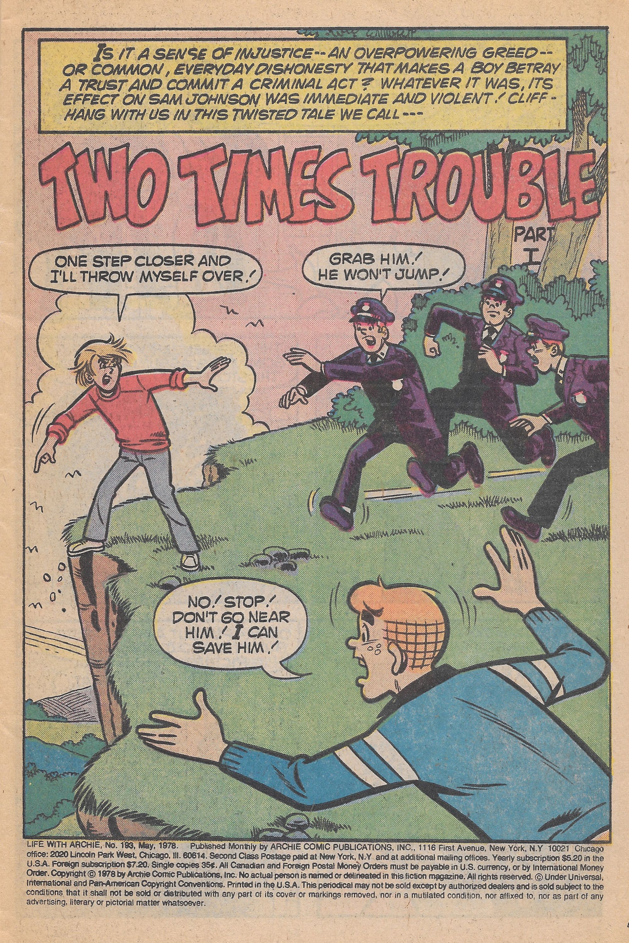 Read online Life With Archie (1958) comic -  Issue #193 - 3