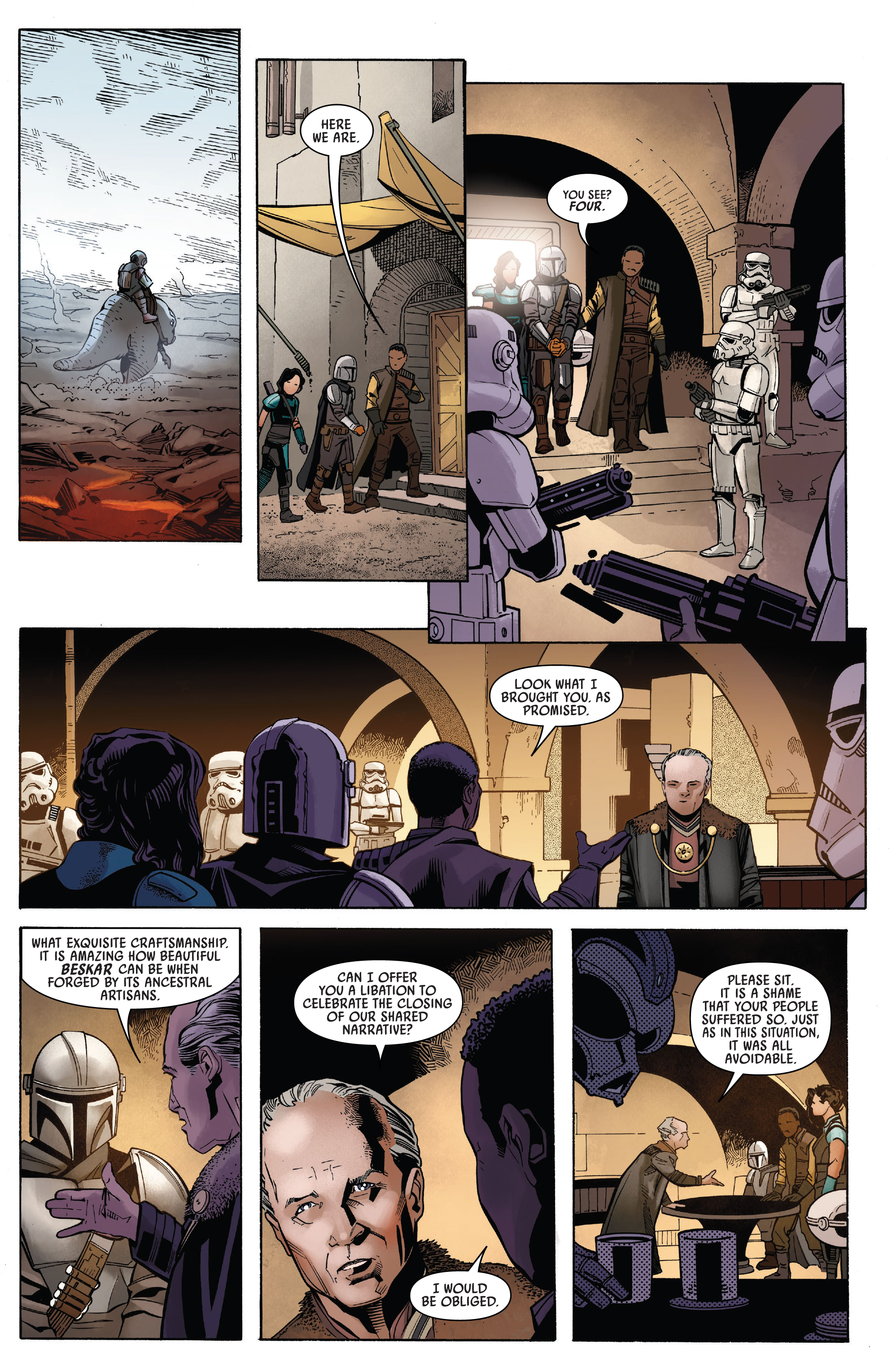 Read online Star Wars: The Mandalorian comic -  Issue #7 - 25
