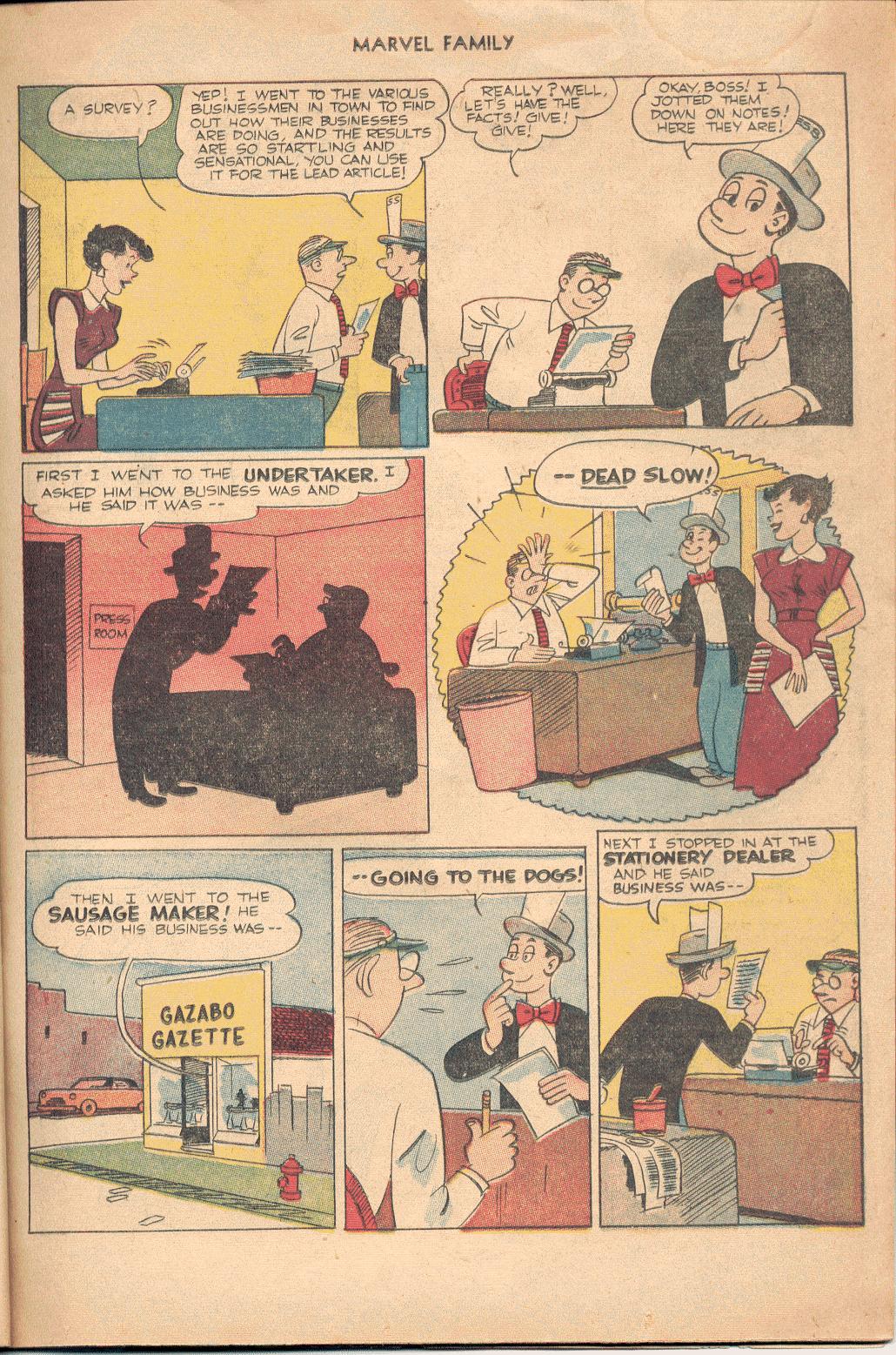 Read online The Marvel Family comic -  Issue #87 - 13