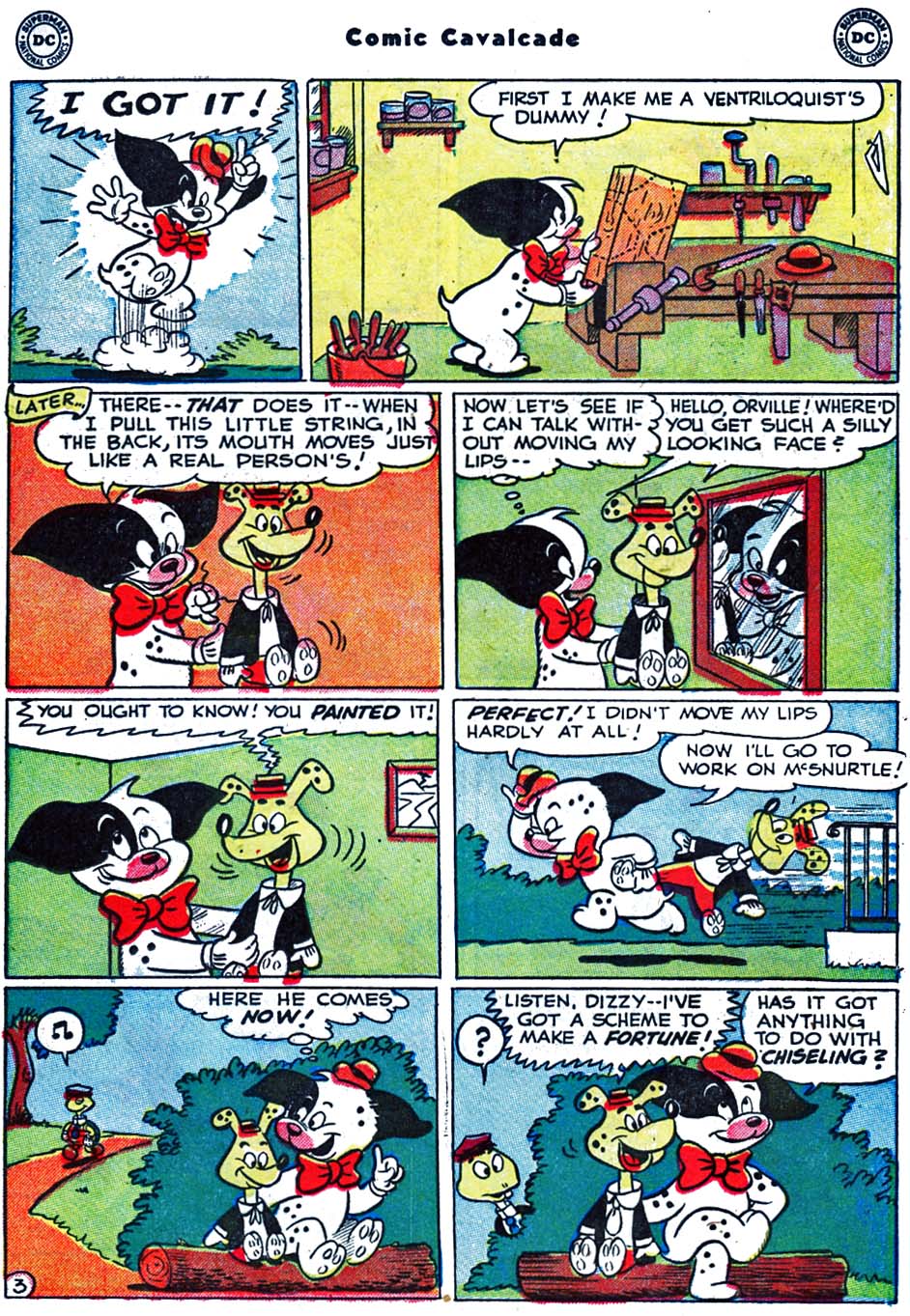 Read online Comic Cavalcade comic -  Issue #51 - 37