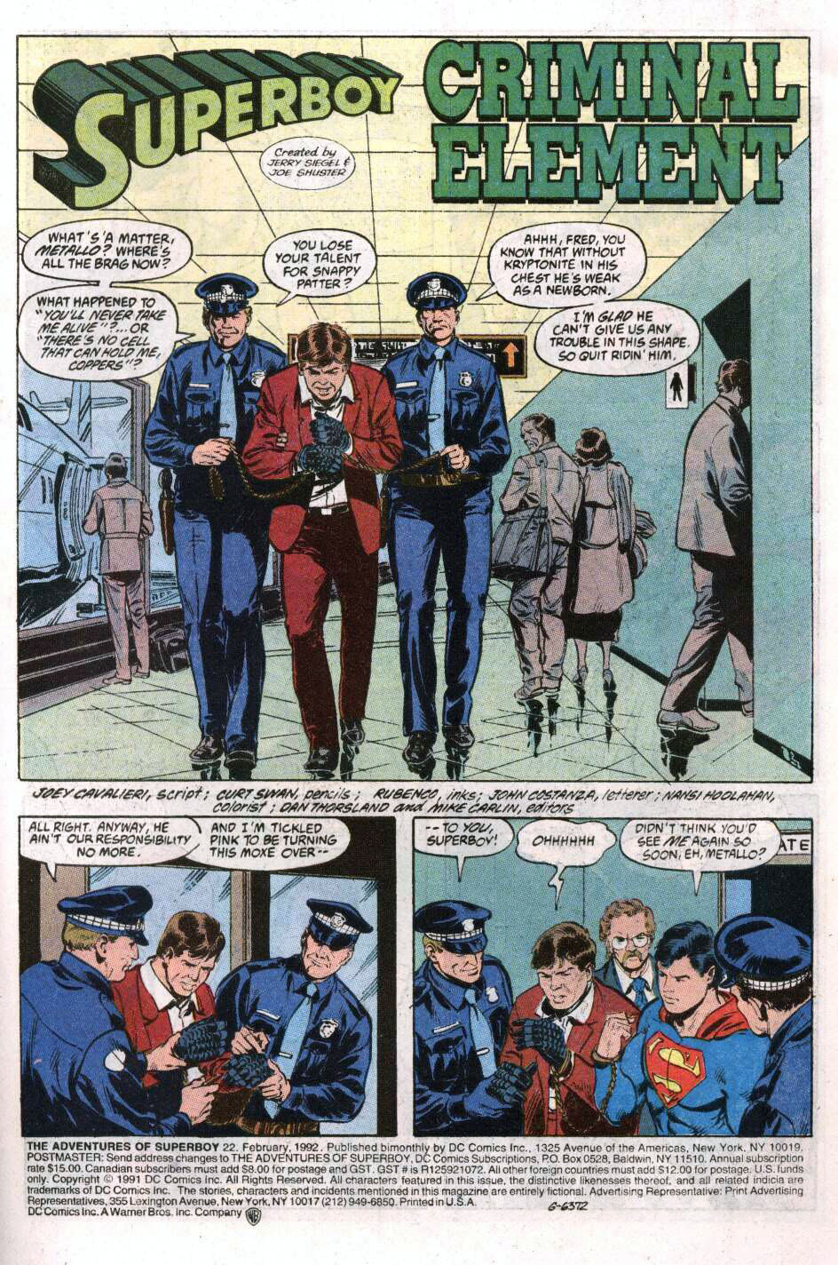 Read online Superboy (1990) comic -  Issue #22 - 2