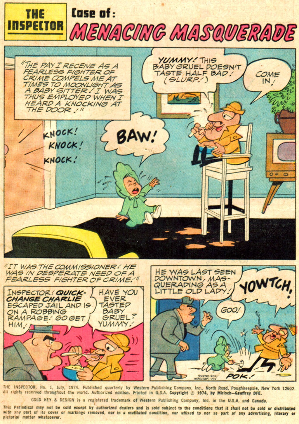 Read online The Inspector (1974) comic -  Issue #1 - 2