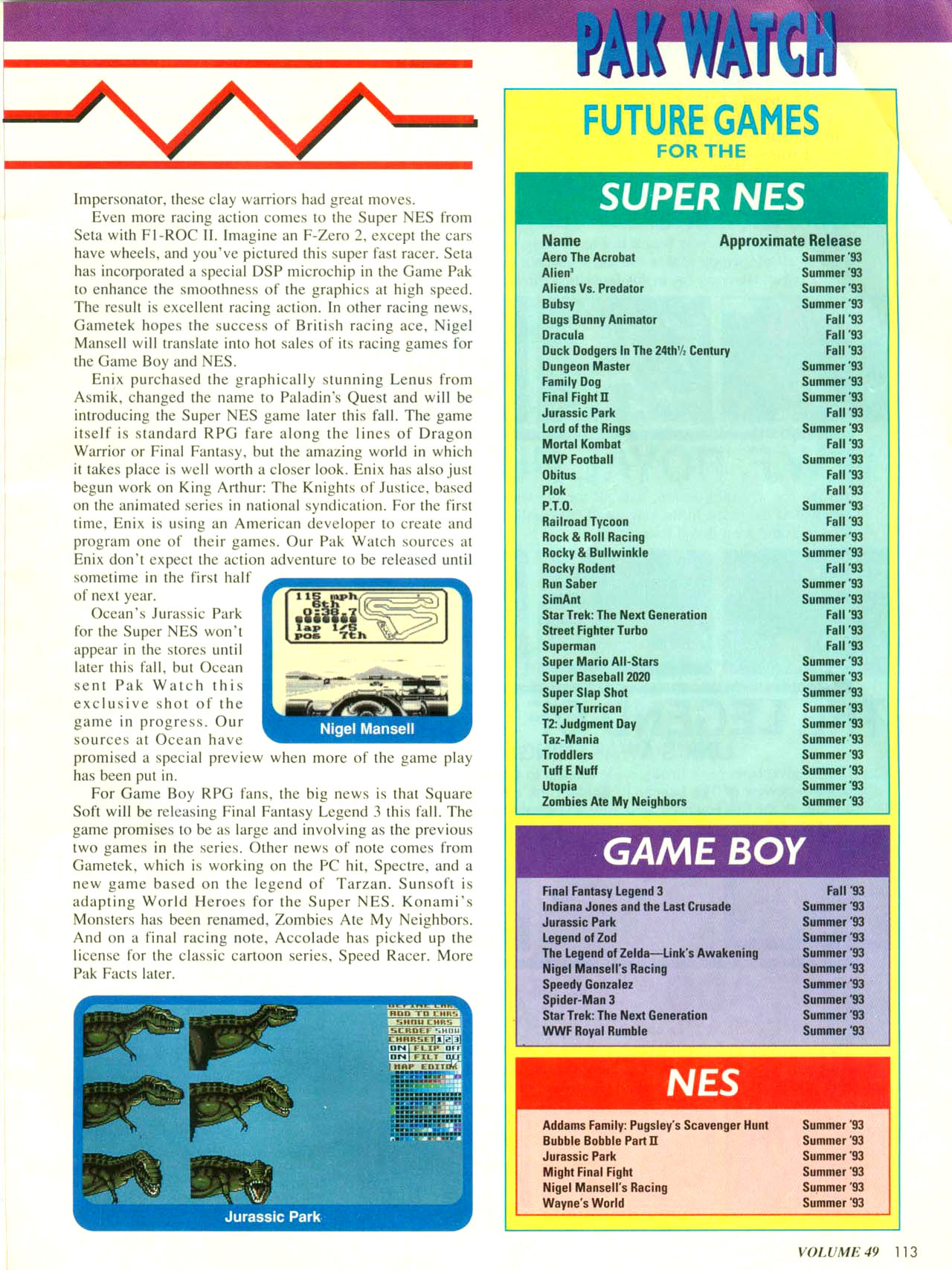 Read online Nintendo Power comic -  Issue #49 - 116