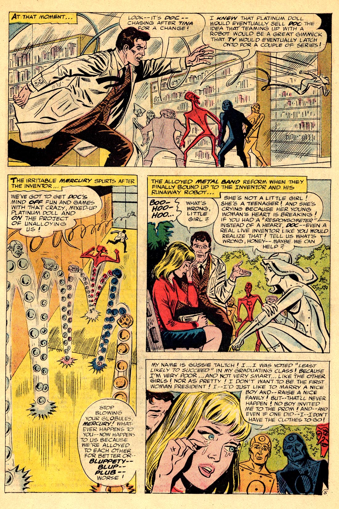 Read online Metal Men (1963) comic -  Issue #19 - 7