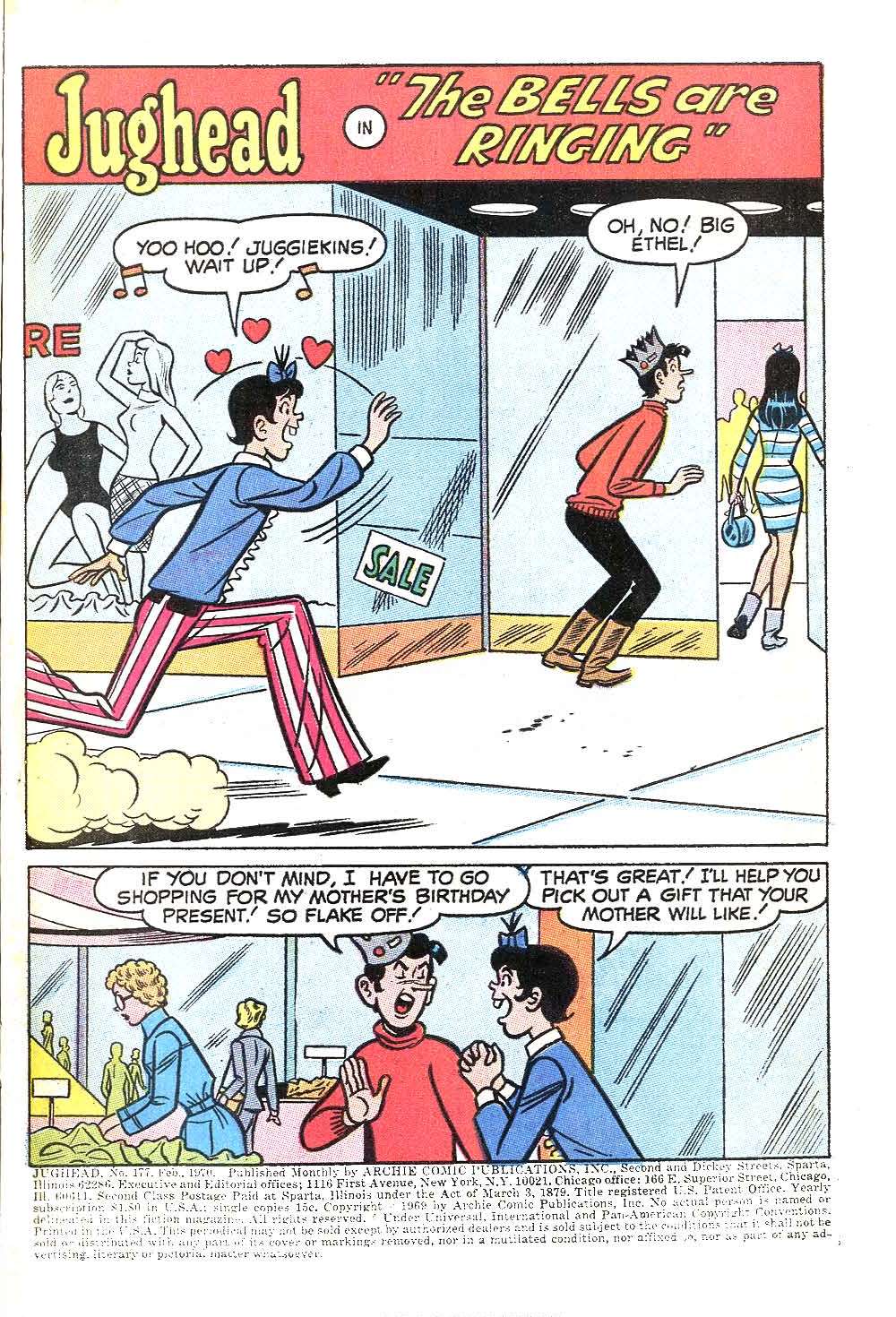 Read online Jughead (1965) comic -  Issue #177 - 3